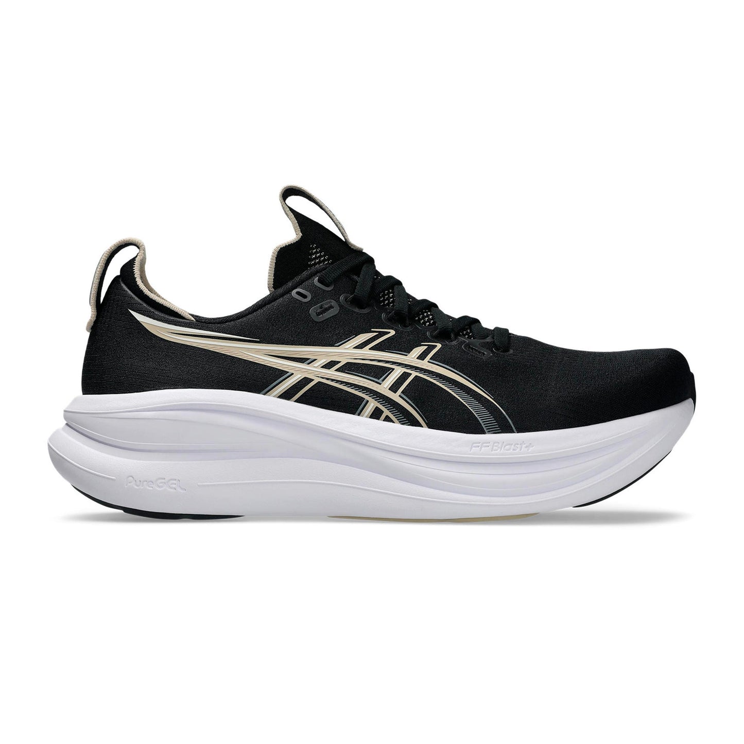 ASICS GEL-NIMBUS 28 Neutral running shoe Men - black, cream