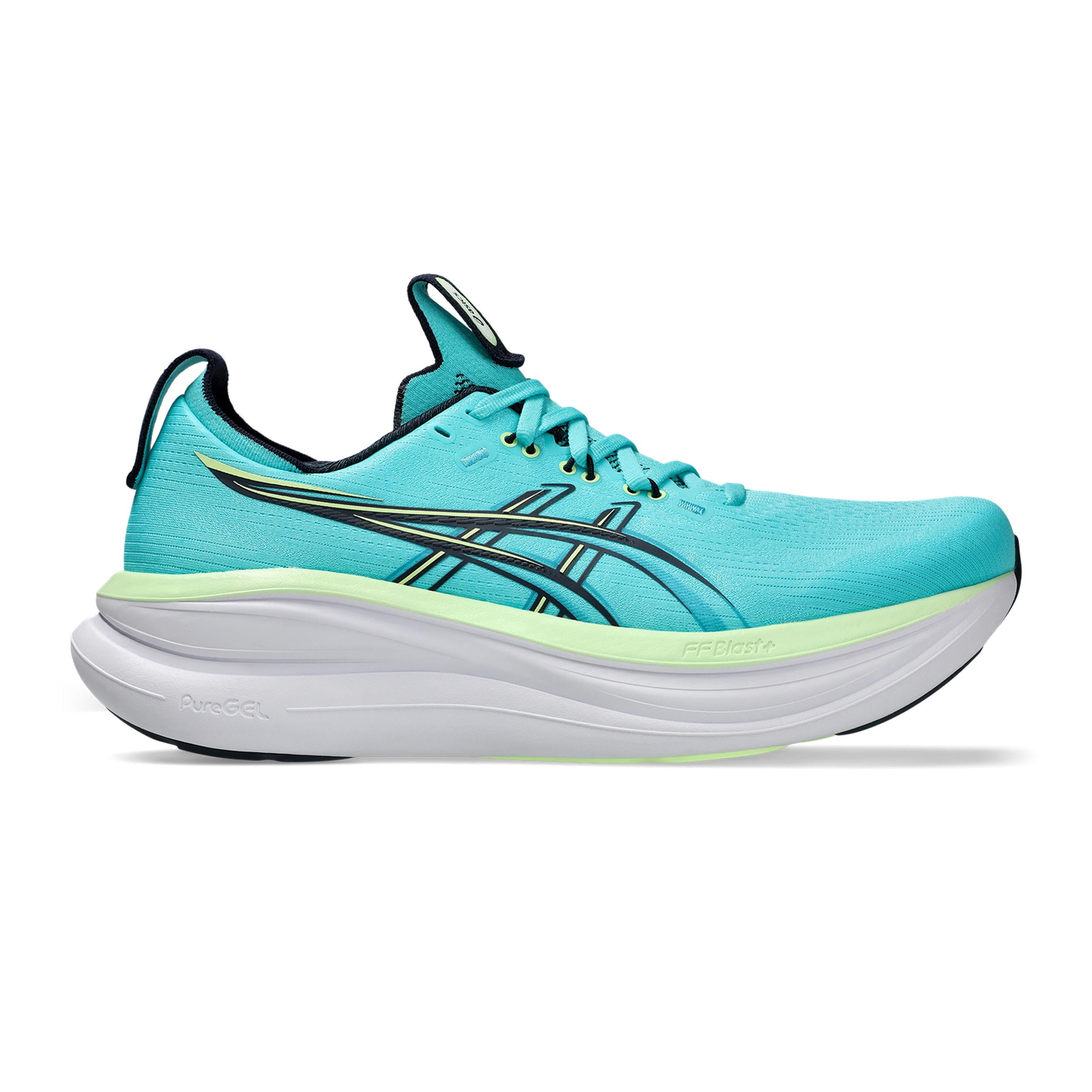 ASICS GEL-NIMBUS 28 Neutral running shoe Men - turquoise, yellow