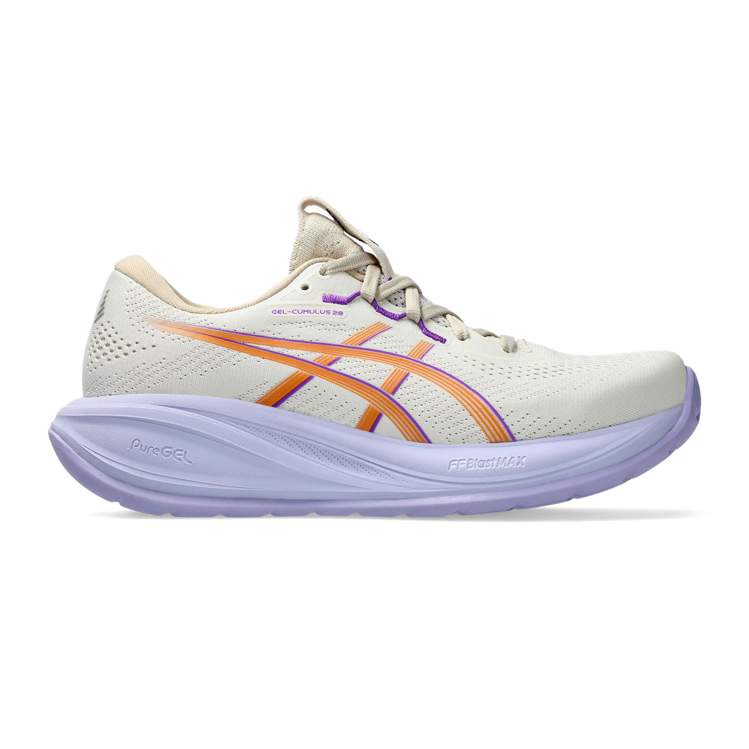 ASICS GEL-CUMULUS 28 Neutral running shoe Women - beige, lilac