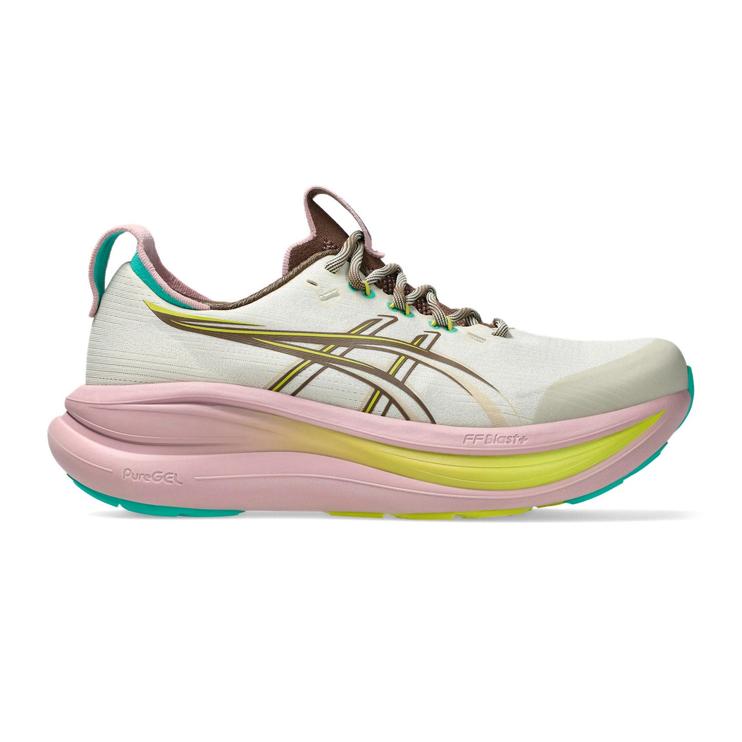ASICS Gel-Nimbus 28 TR Neutral running shoe Women - beige, brown