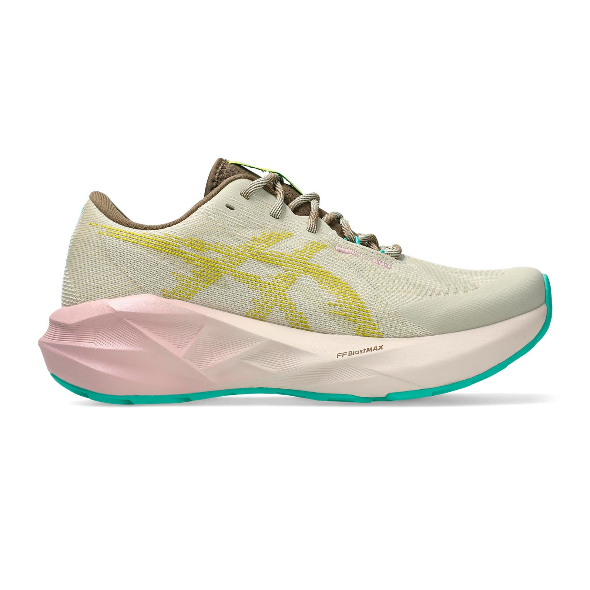 ASICS Novablast 5 TR Neutral running shoe Women - beige, green