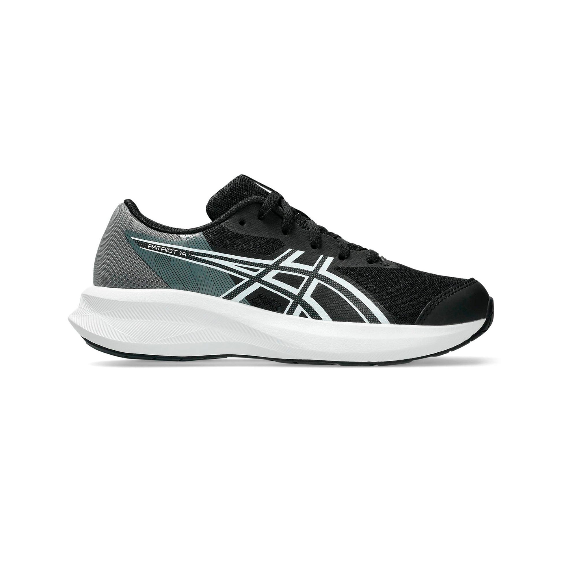 ASICS PATRIOT 14 GS Neutral running shoe Kids - black, white