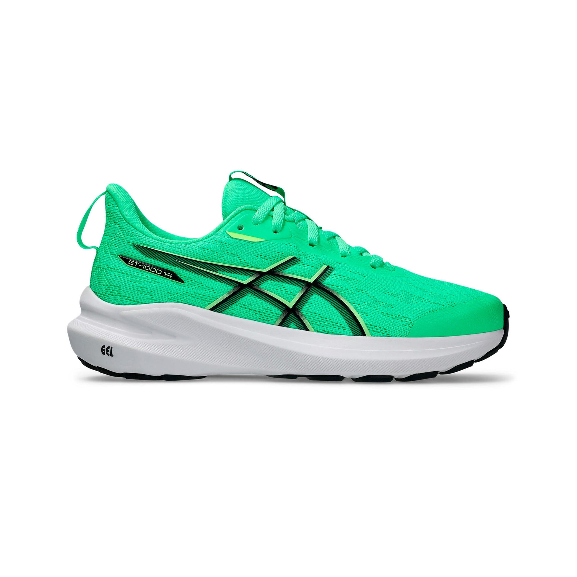 ASICS GT-1000 14 GS Stability running shoe Kids-green, green