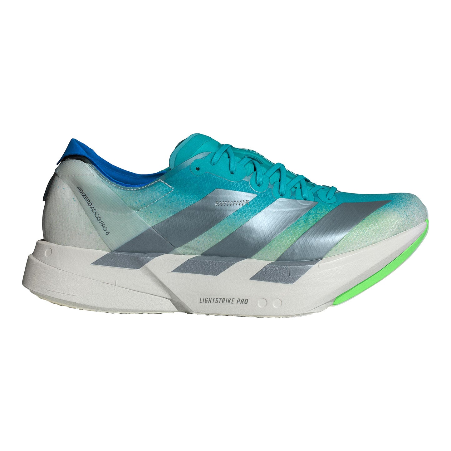 adidas adizero Adios Pro 4 Competition running shoe Men - turquoise, grey