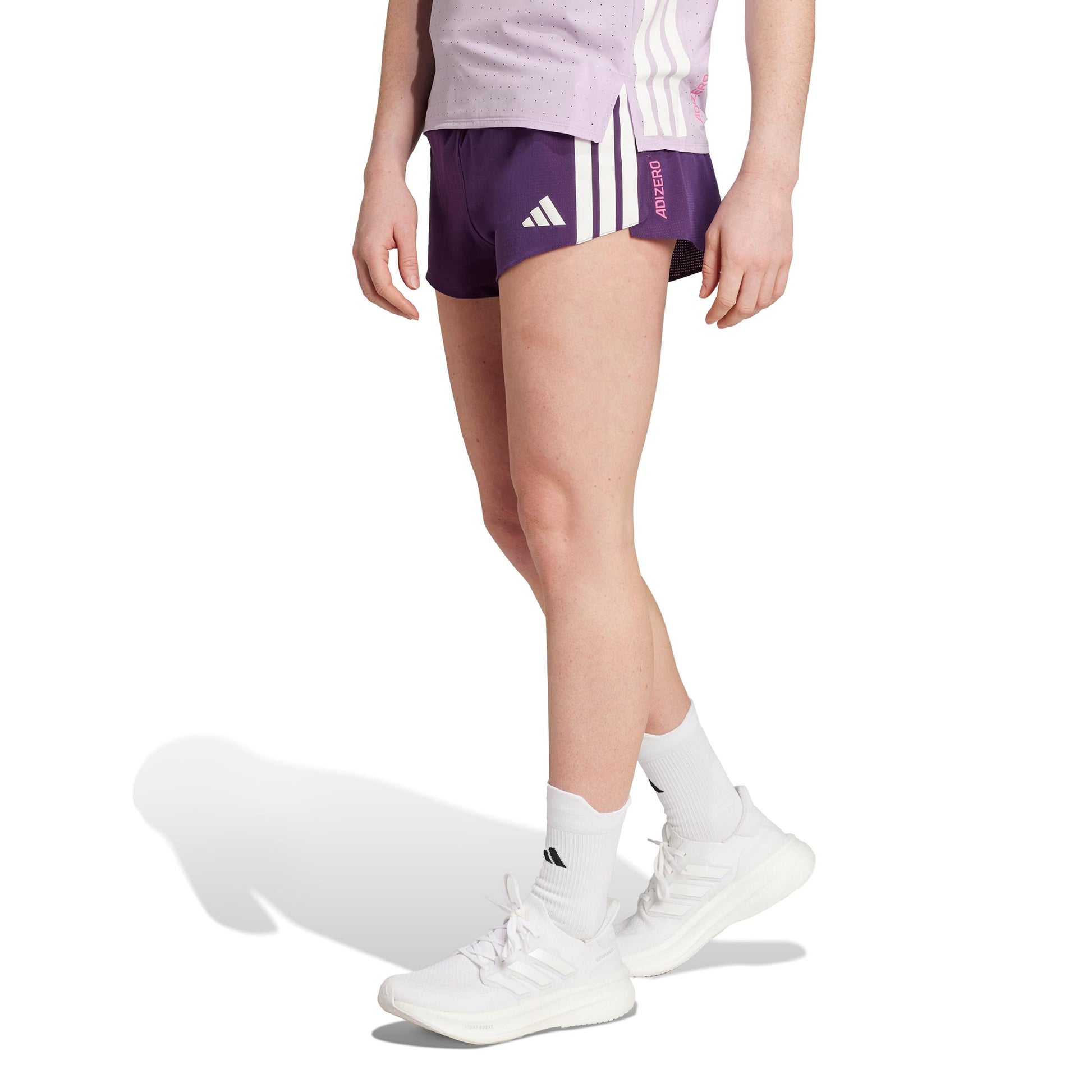 adidas adizero Gel 3in  Running shorts Women-violet