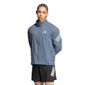 adi365  Running jacket Men - blue grey