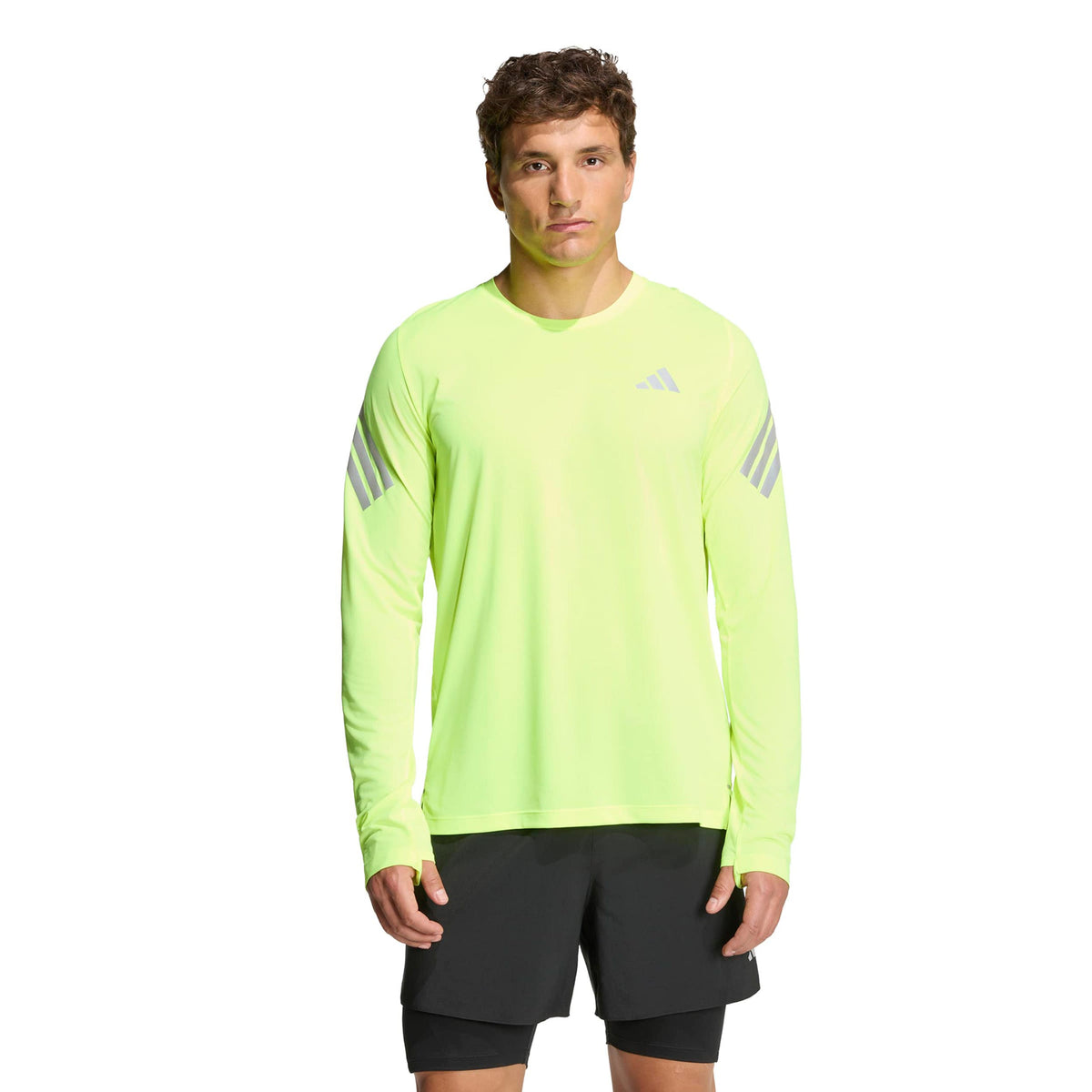 adidas Adi365 Running shirt Men - neon yellow