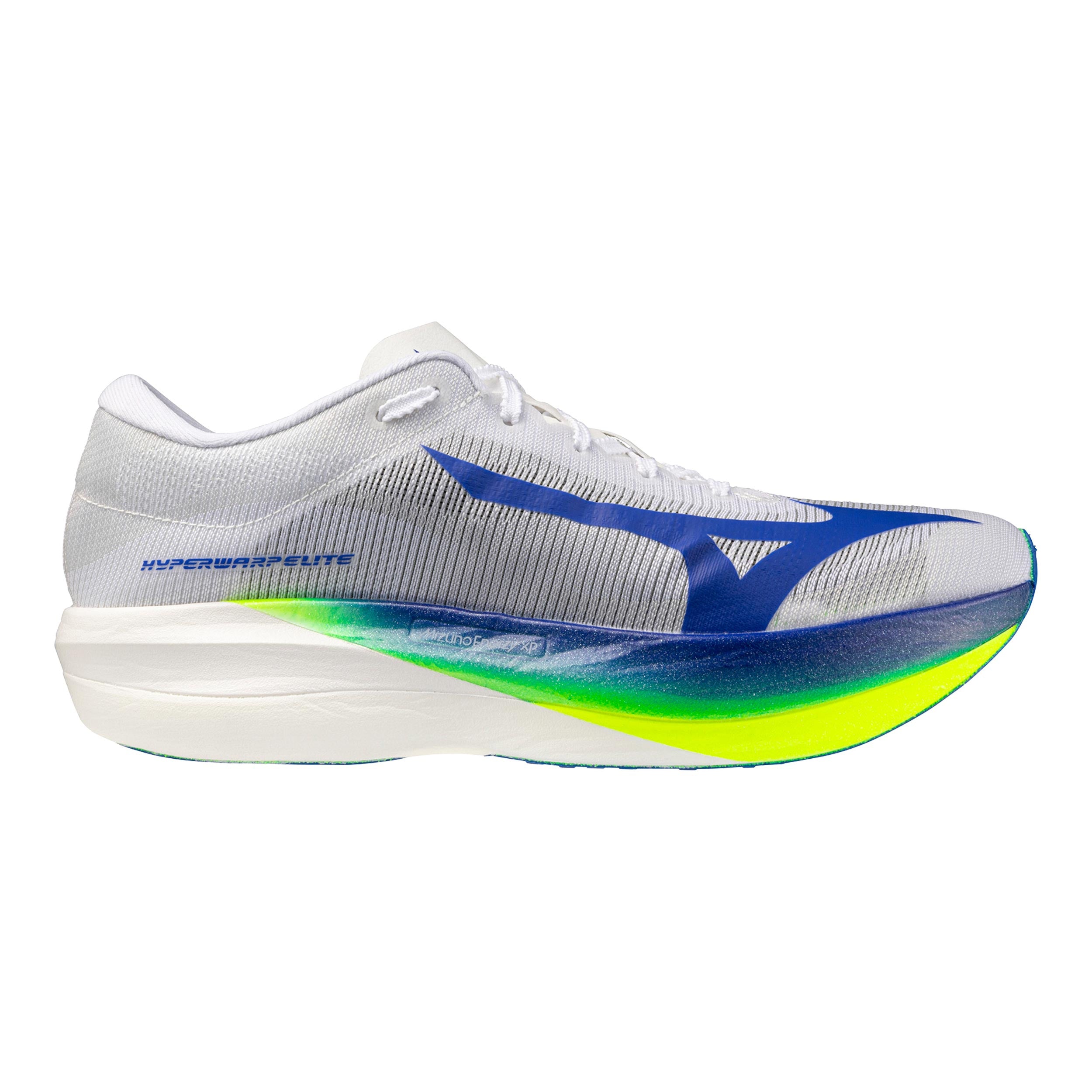 Mizuno Hyperwarp Elite                     Competition running shoe Unisex-white, yellow