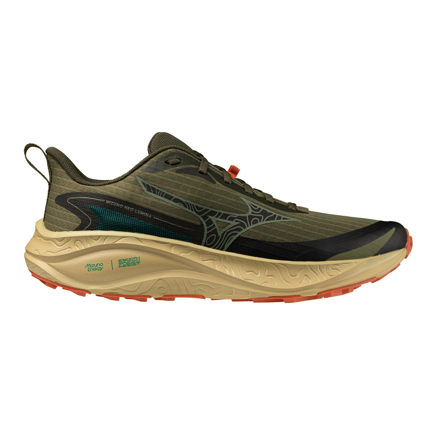 Mizuno Neo Lumina  Trail running shoe Men - olive, orange