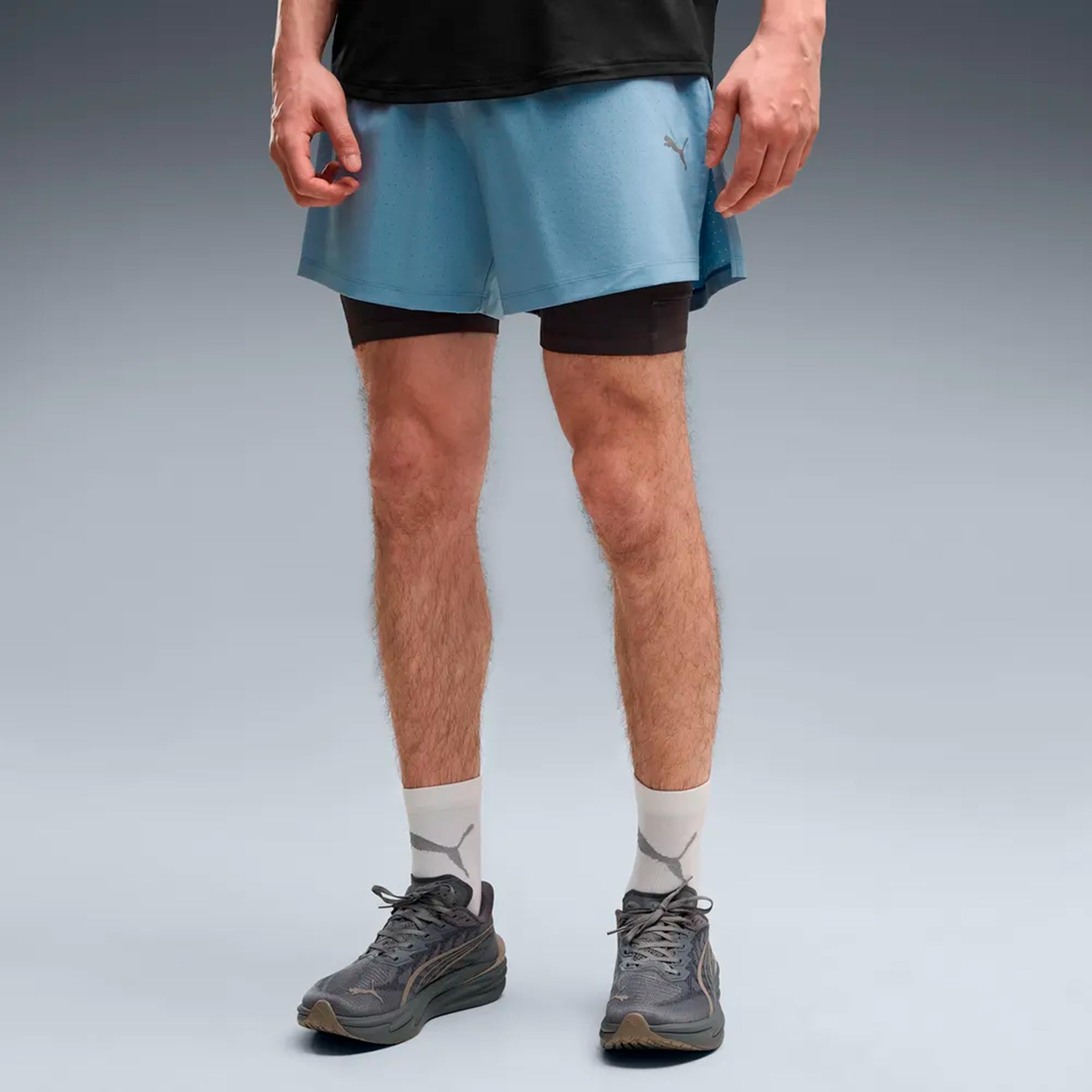 Puma Dreamrun DryCell 2in1 5in  Running shorts Men - blue