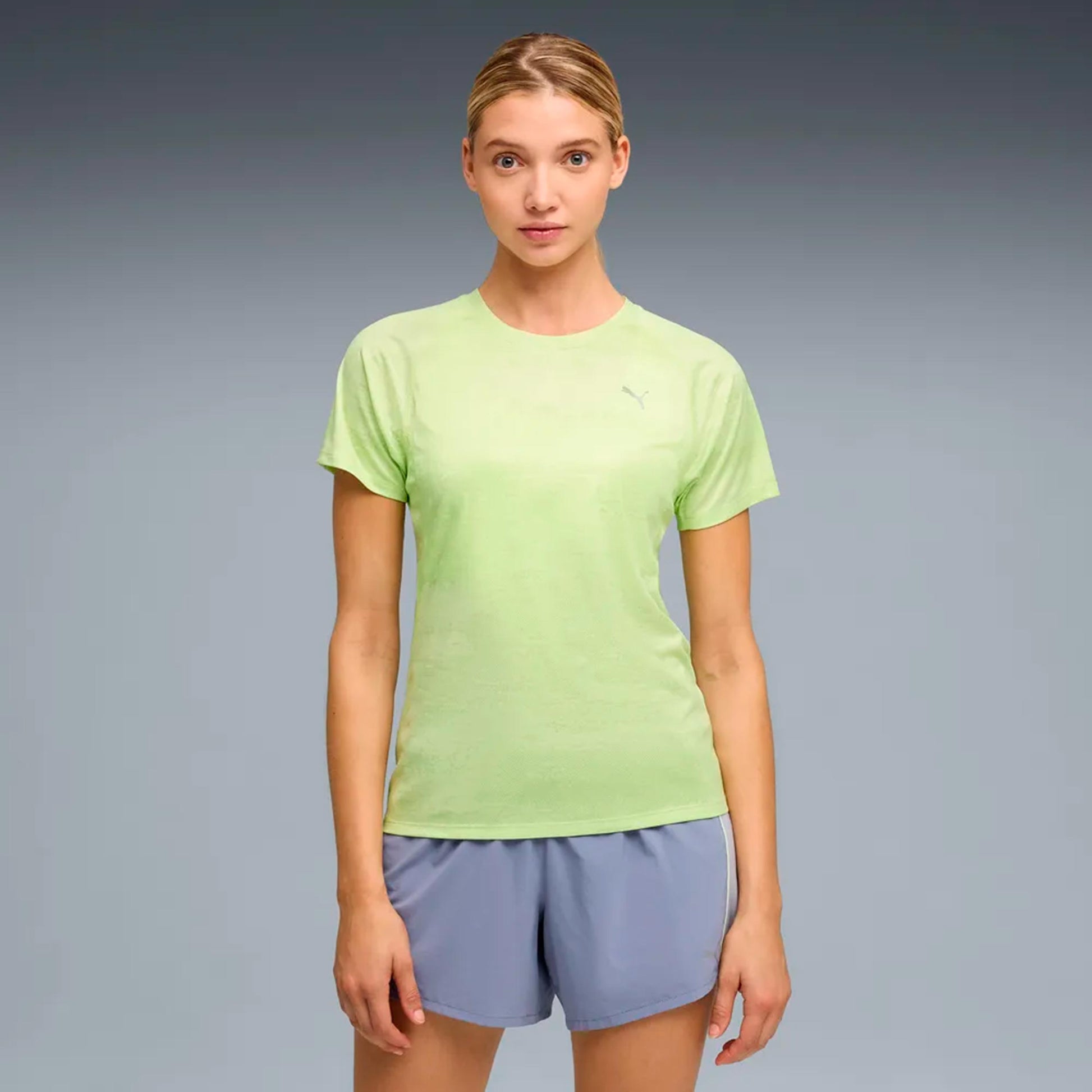 Puma Velocity AOP Running shirt Women-green