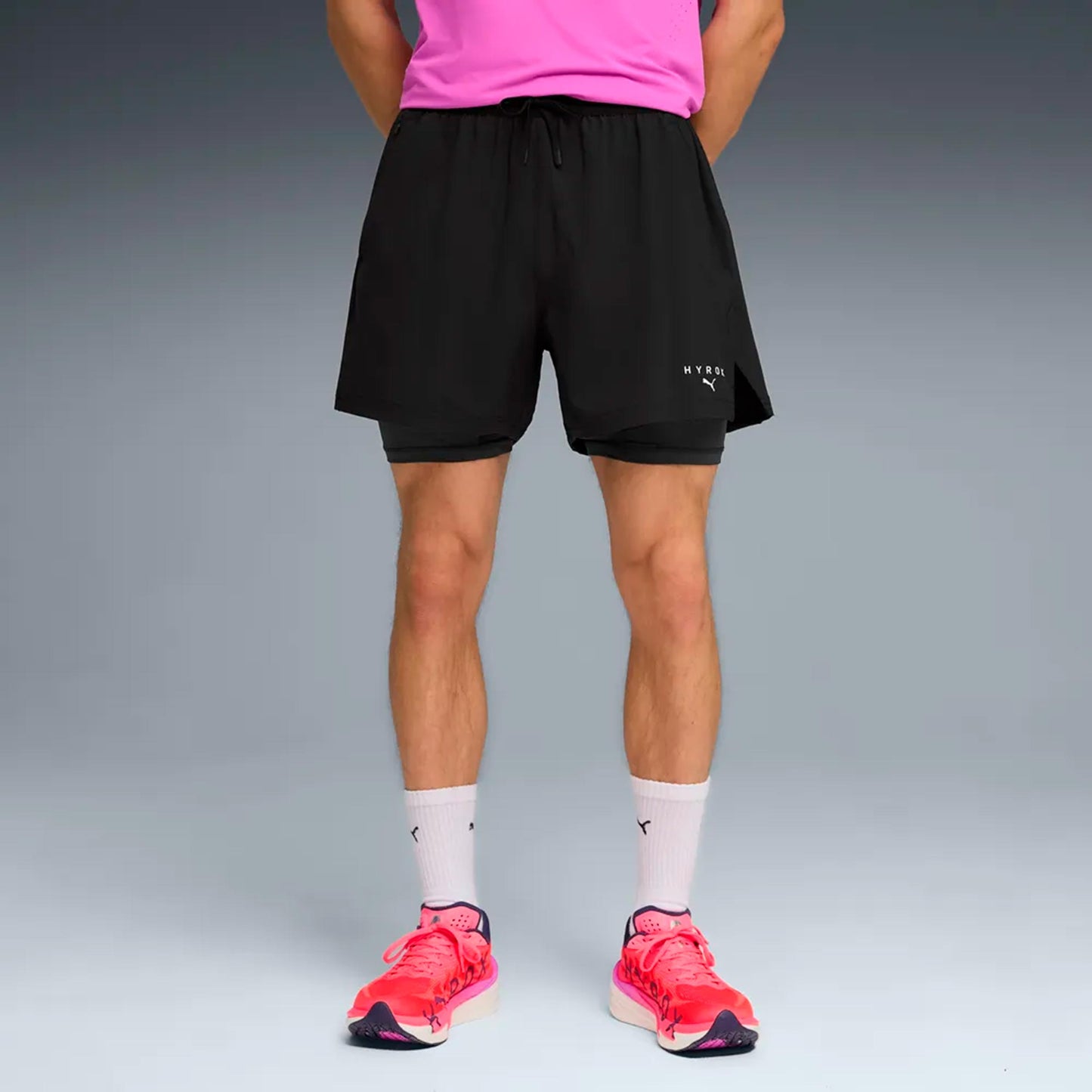 Puma HYROX DryElite 2in1  Running shorts Men-black