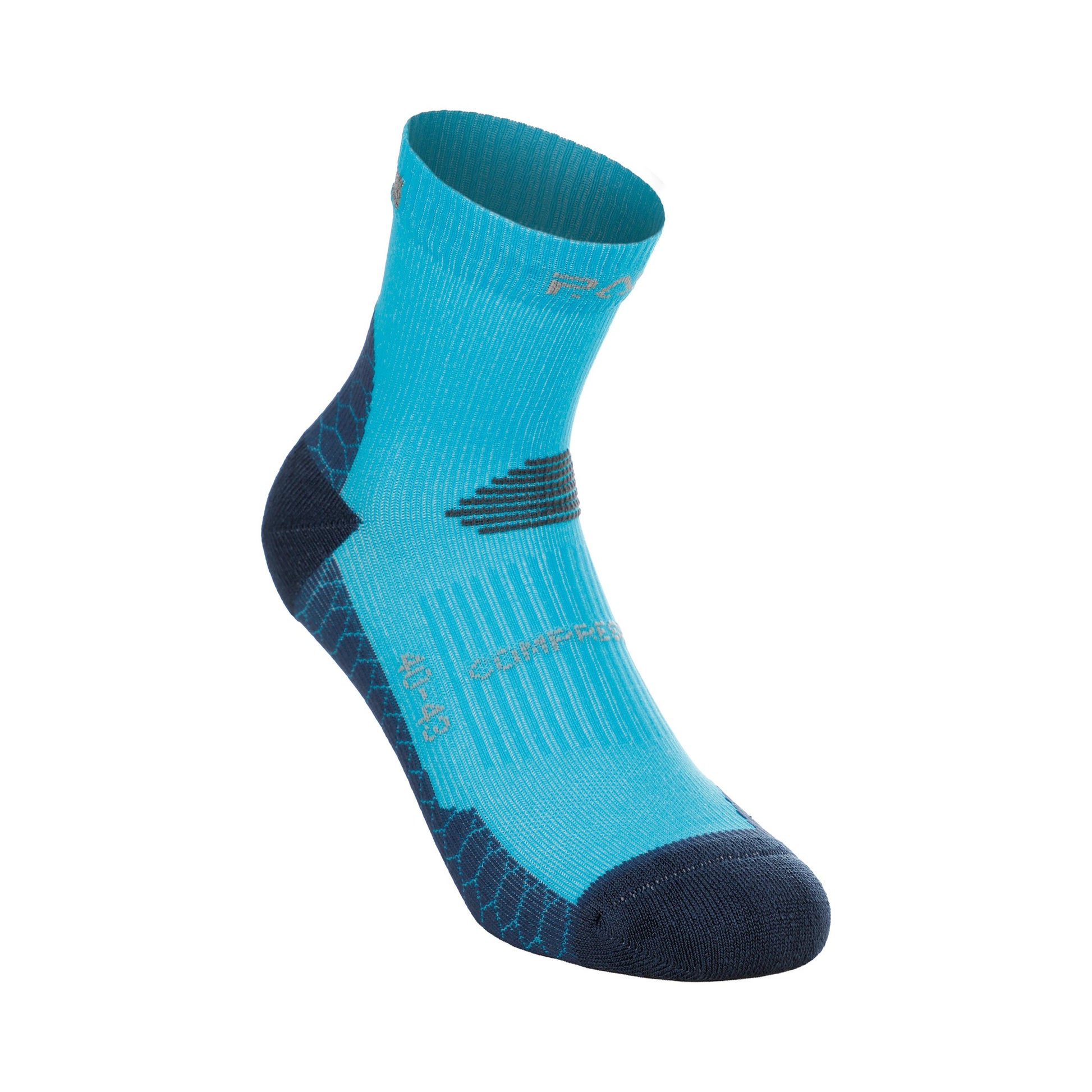 P.A.C. RN 6.2 Reflective Pro Mid Compression Compression socks Men-turquoise
