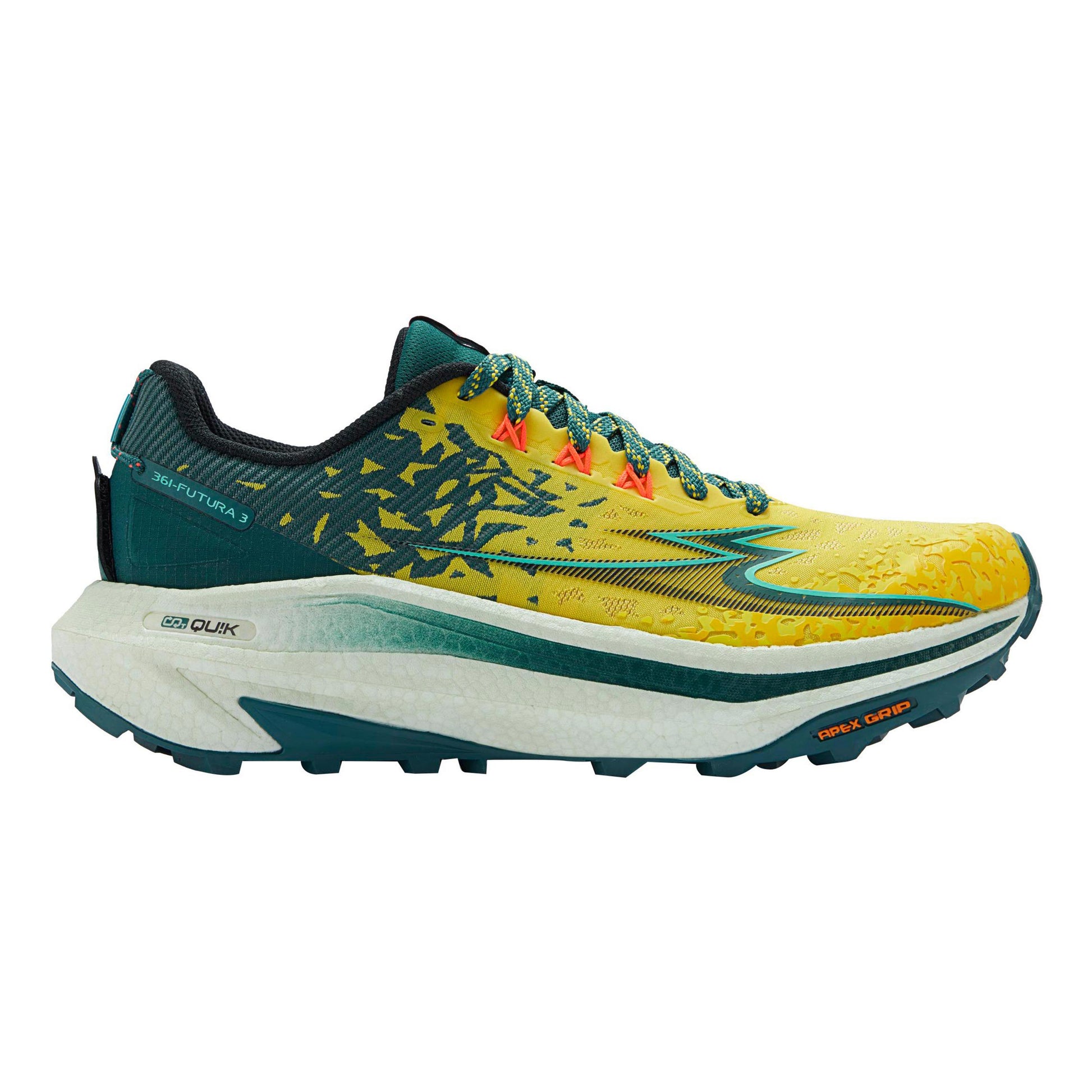 361° Futura 3 Trail running shoe Men-yellow, grey
