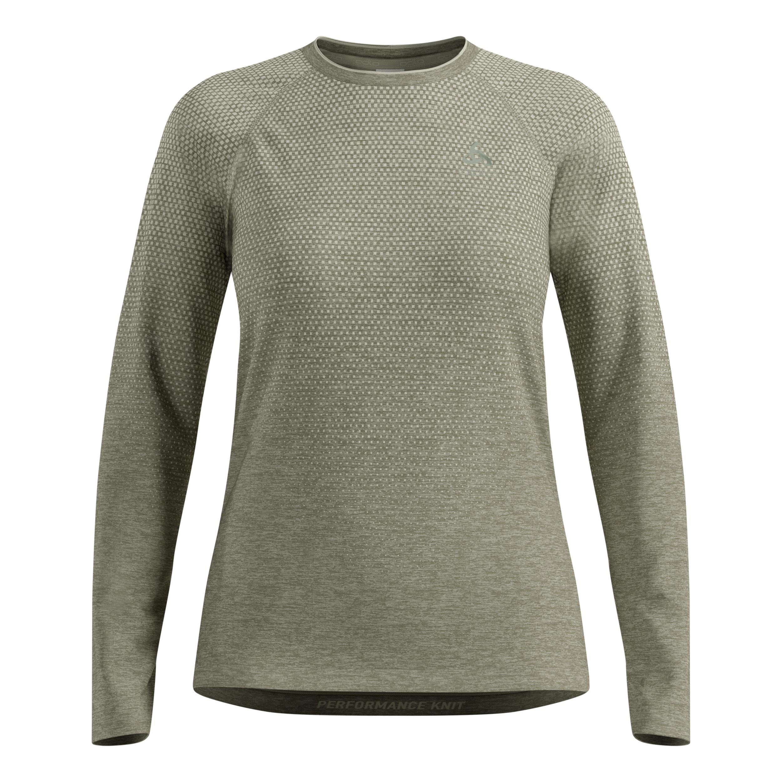 Odlo Essential Seamless  Running shirt Women - olive