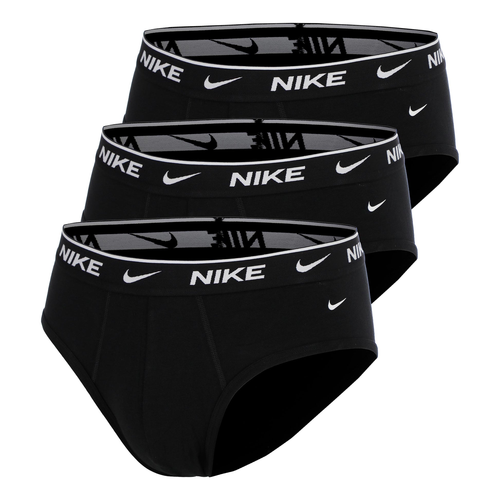 Nike Essential Cotton Stretch Slip 3 Pack Men - black, black