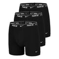 Essential Cotton Stretch Boxer shorts 3 Pack Men - black, black