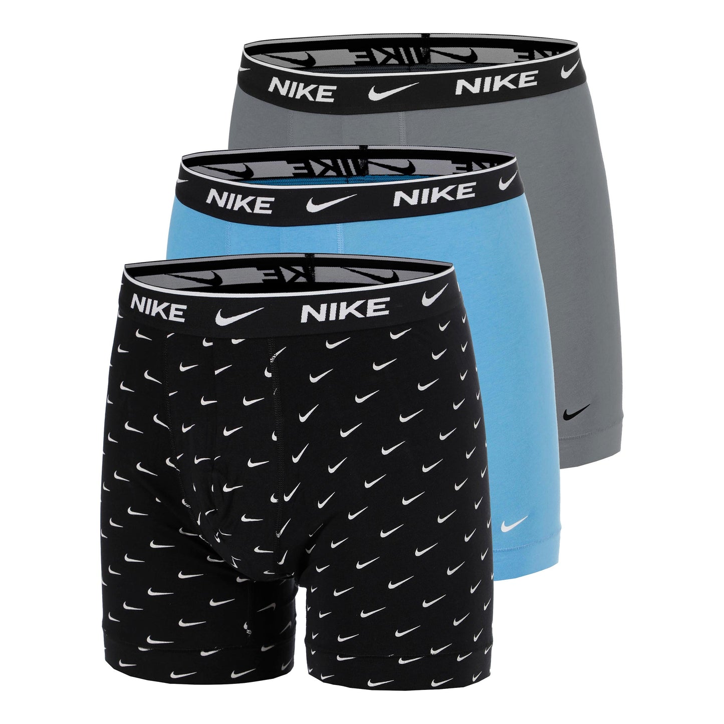 Nike Essential Cotton Stretch Boxer Brief Boxer shorts - 3 Pack Men-black, grey