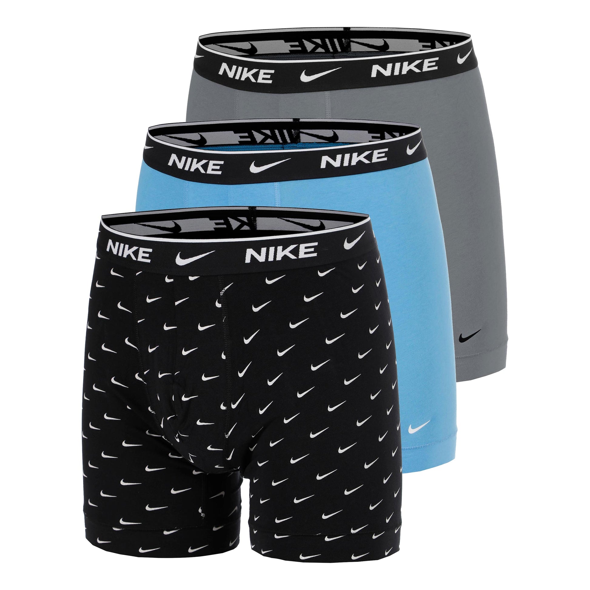 Nike Essential Cotton Stretch Boxer Brief Boxer shorts - 3 Pack Men-black, grey