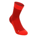 Trail Run Crew Running Socks Unisex - dark red, red