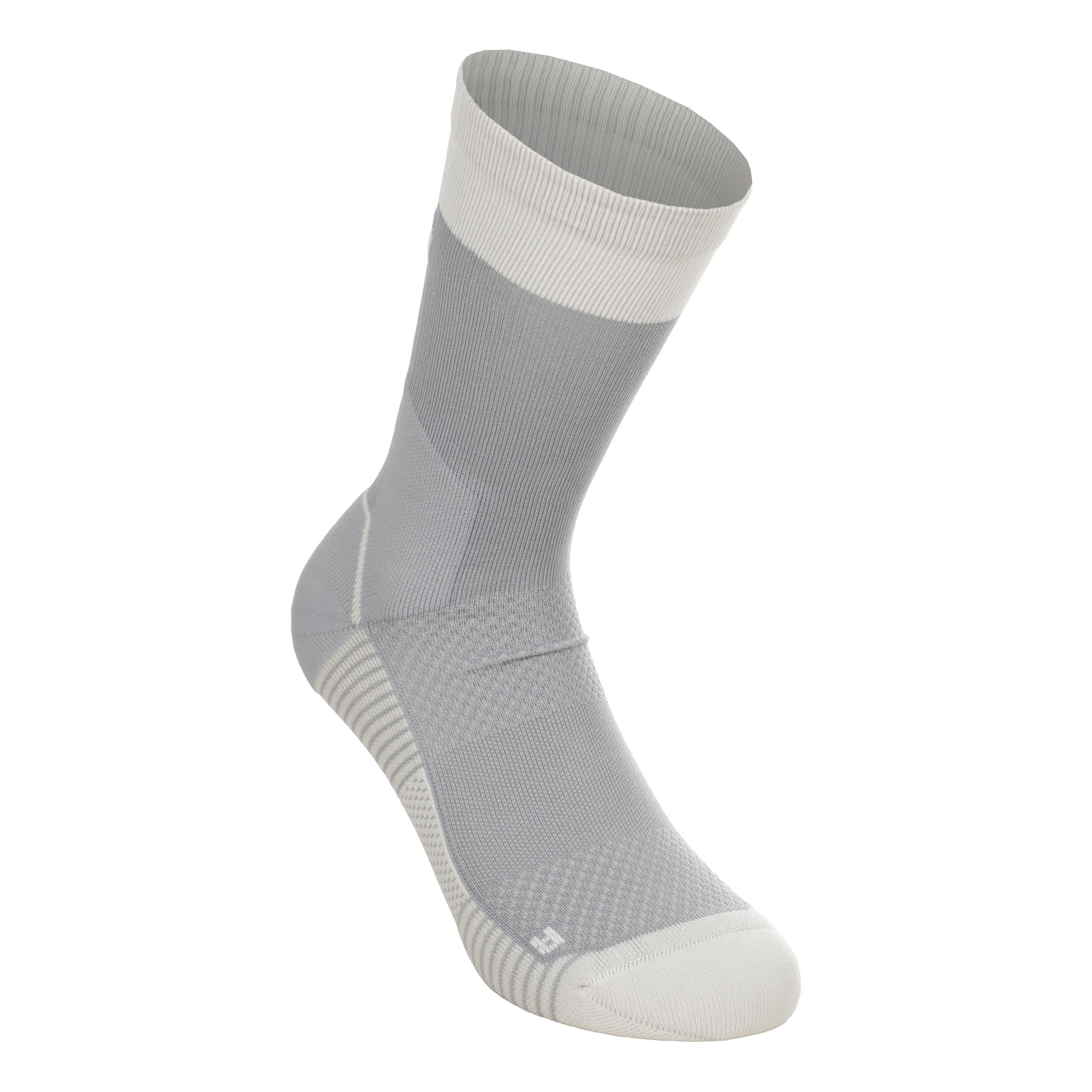 The North Face Trail Run Crew Running Socks Unisex - grey, cream