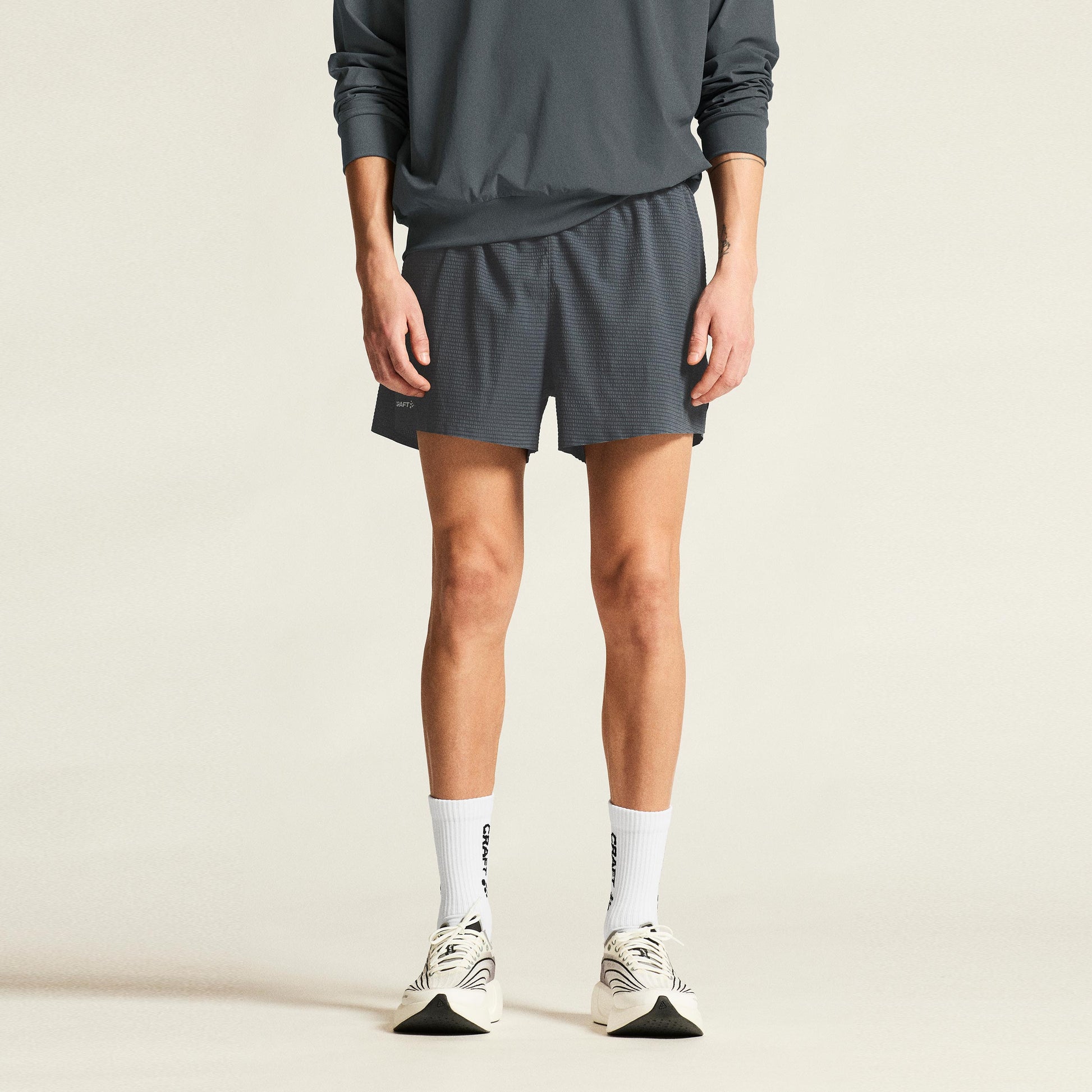 Craft Hypervent Structure Running shorts Men - anthracite