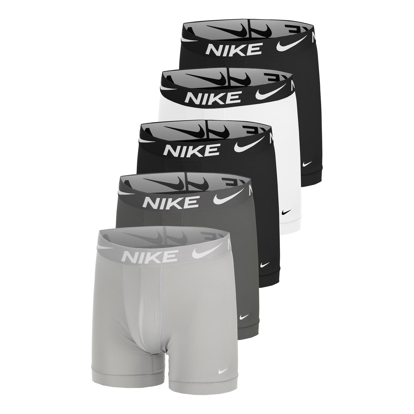 Nike Essential Cotton Stretch Trunk Boxer shorts 3 Pack Men - lightgrey