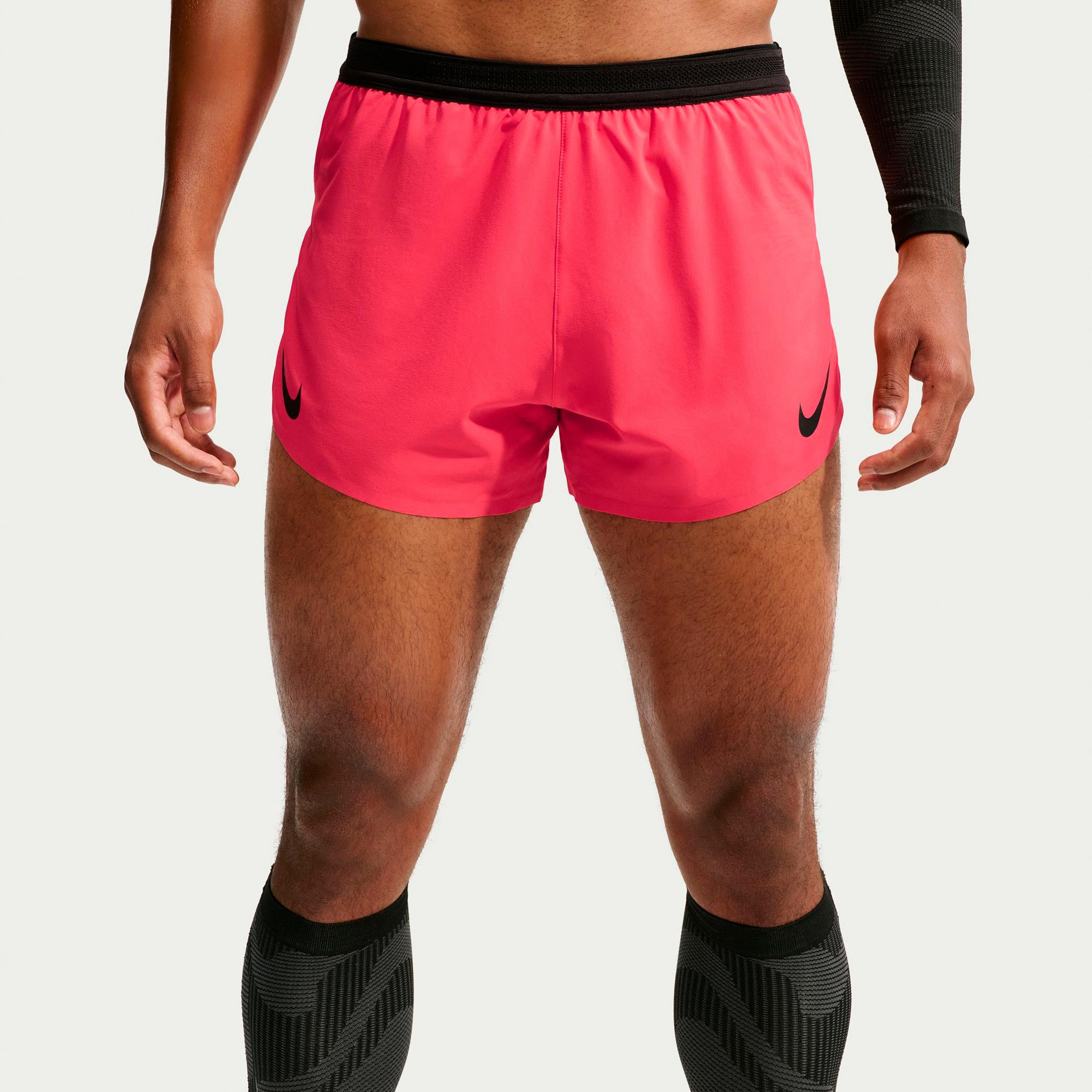 Nike AeroSwift  Running shorts Men - red, black