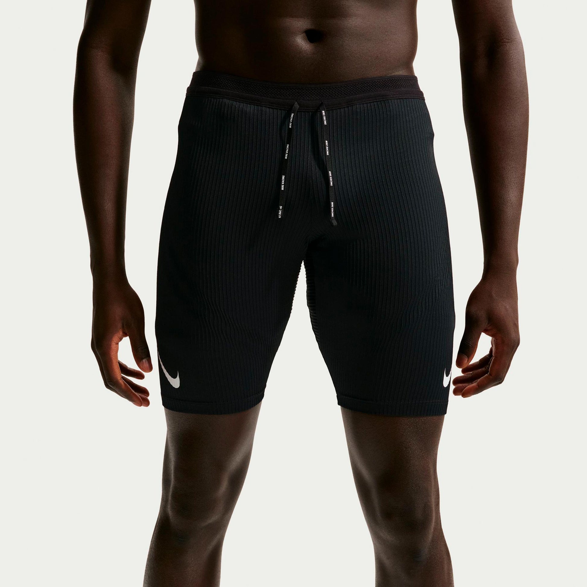 Nike AeroSwift Running tights Men - black, white