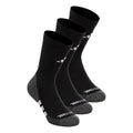 Performance Cushioned Crew Running Socks Unisex - black