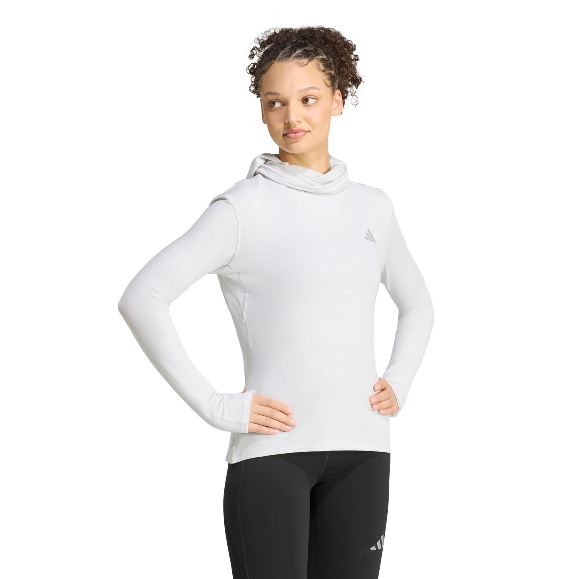 adidas adi365 Winterized Running shirt Women - grey