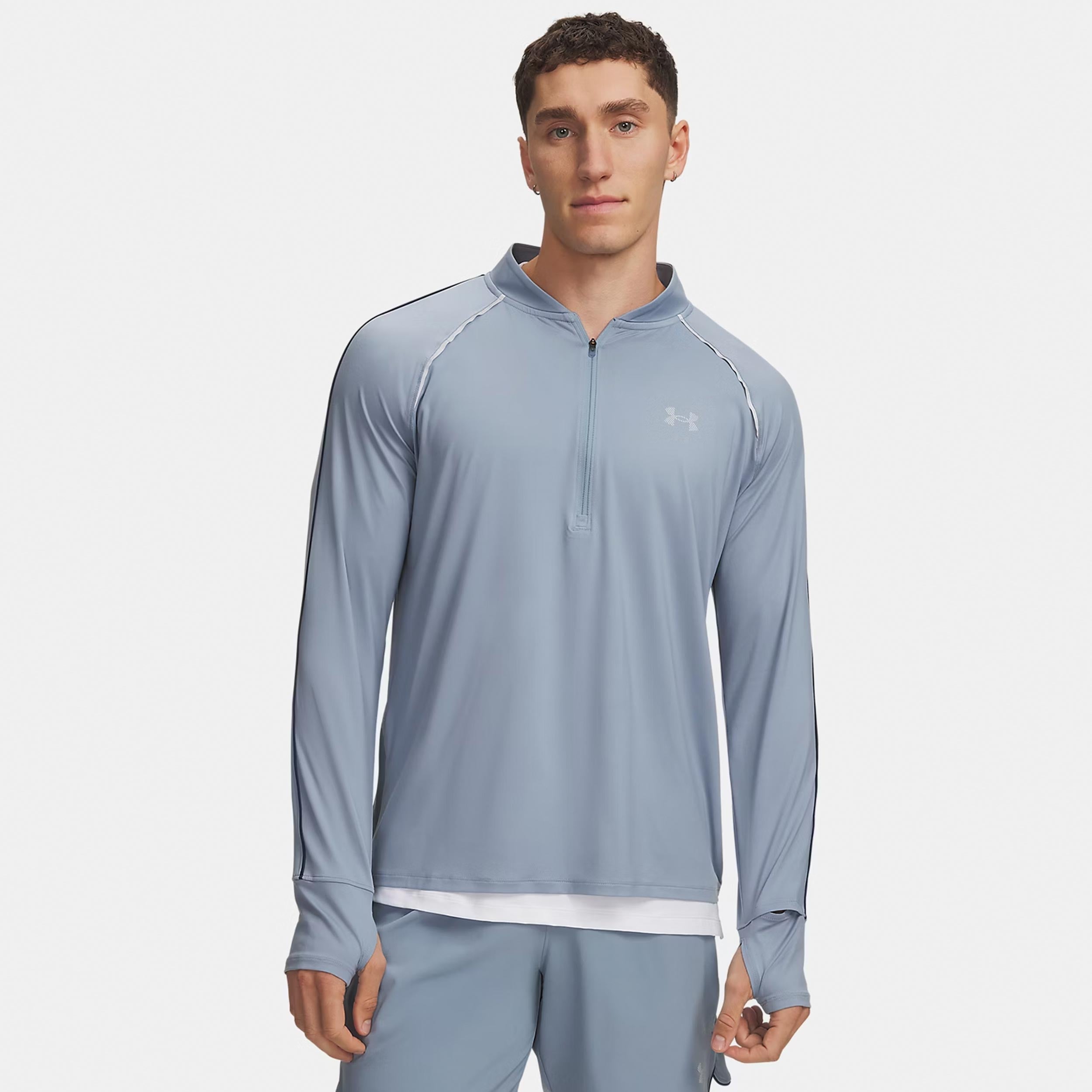 Under Armour Velociti Half Zip  Running shirt Men - blue