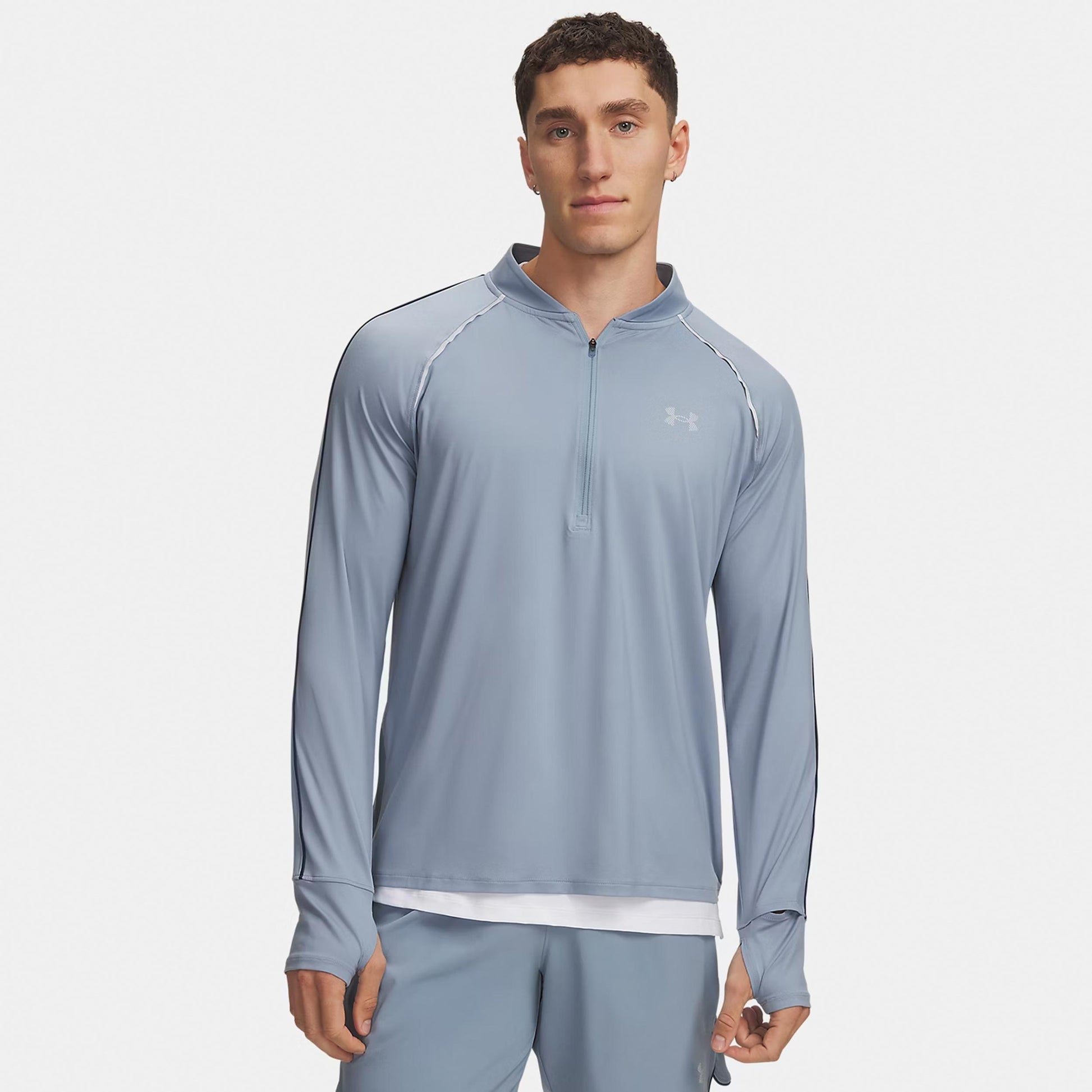 Under Armour Velociti Half Zip  Running shirt Men - blue
