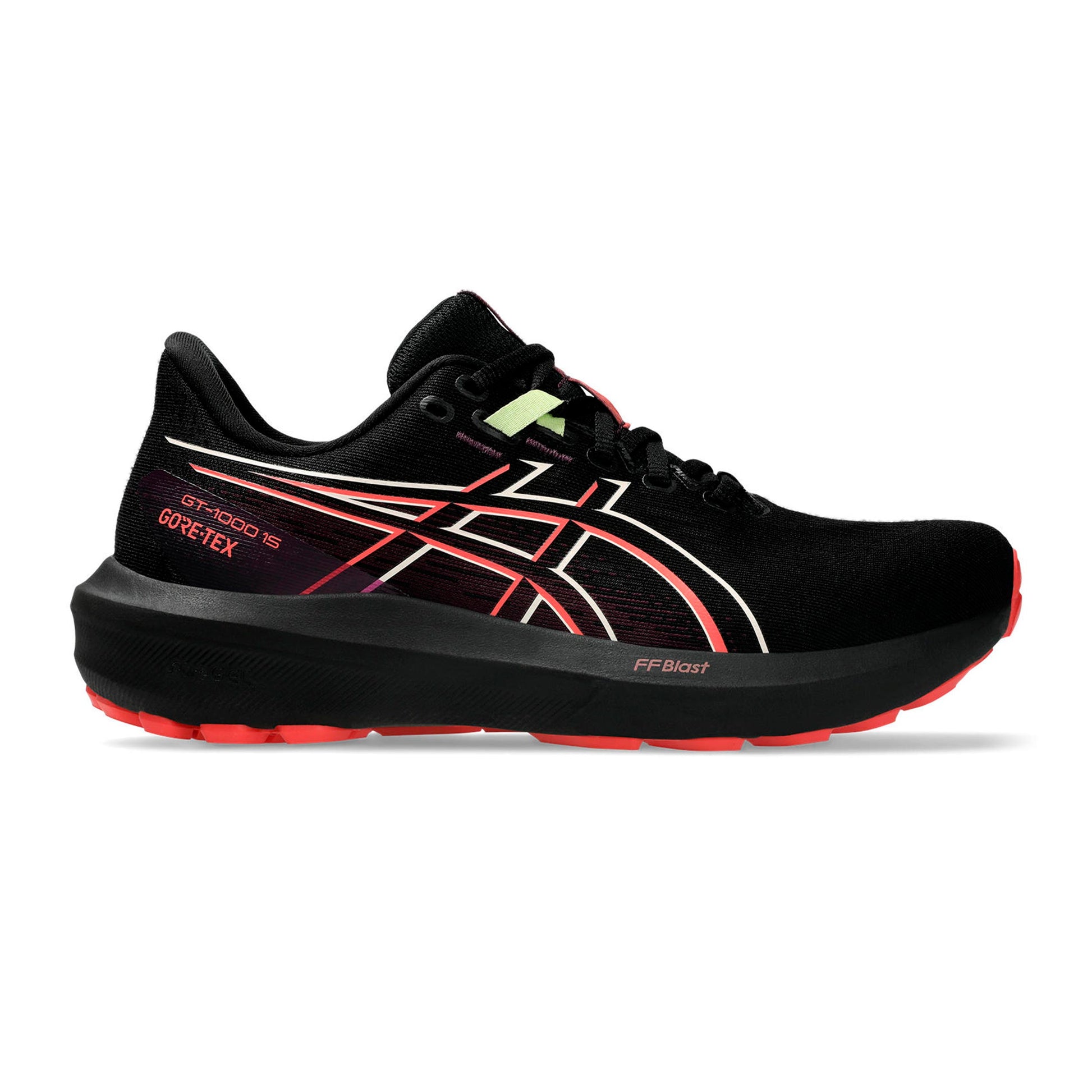 ASICS GT-1000 15 GTX Stability running shoe Women - black, lilac