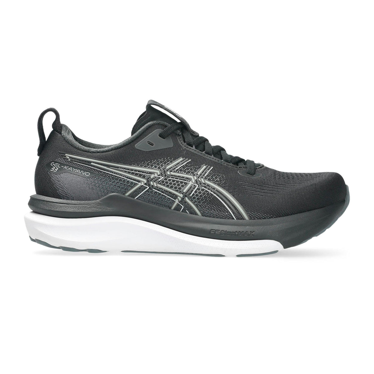 ASICS GEL-KAYANO 33 Stability running shoe Women - black, white