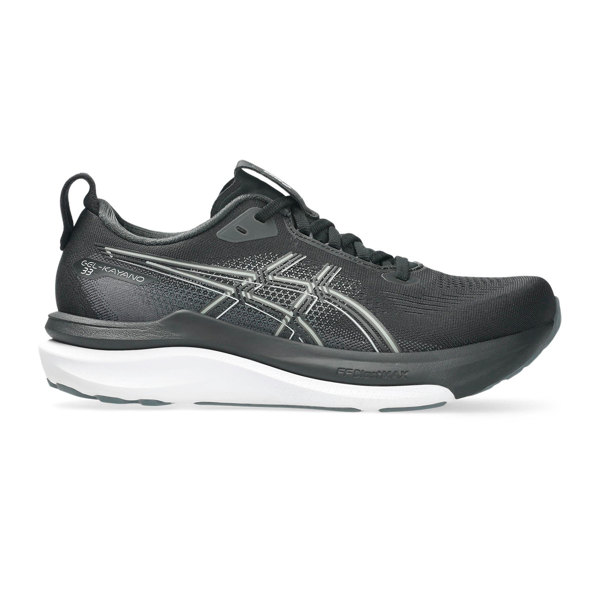 ASICS GEL-KAYANO 33 Stability running shoe Women - black, white
