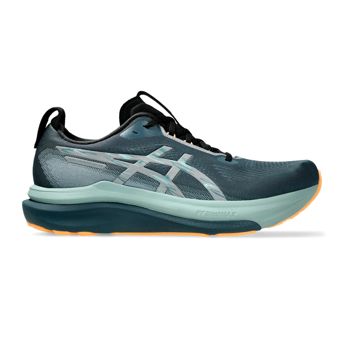 ASICS GEL-KAYANO 33 LITE-SHOW Stability running shoe Men - turquoise, orange