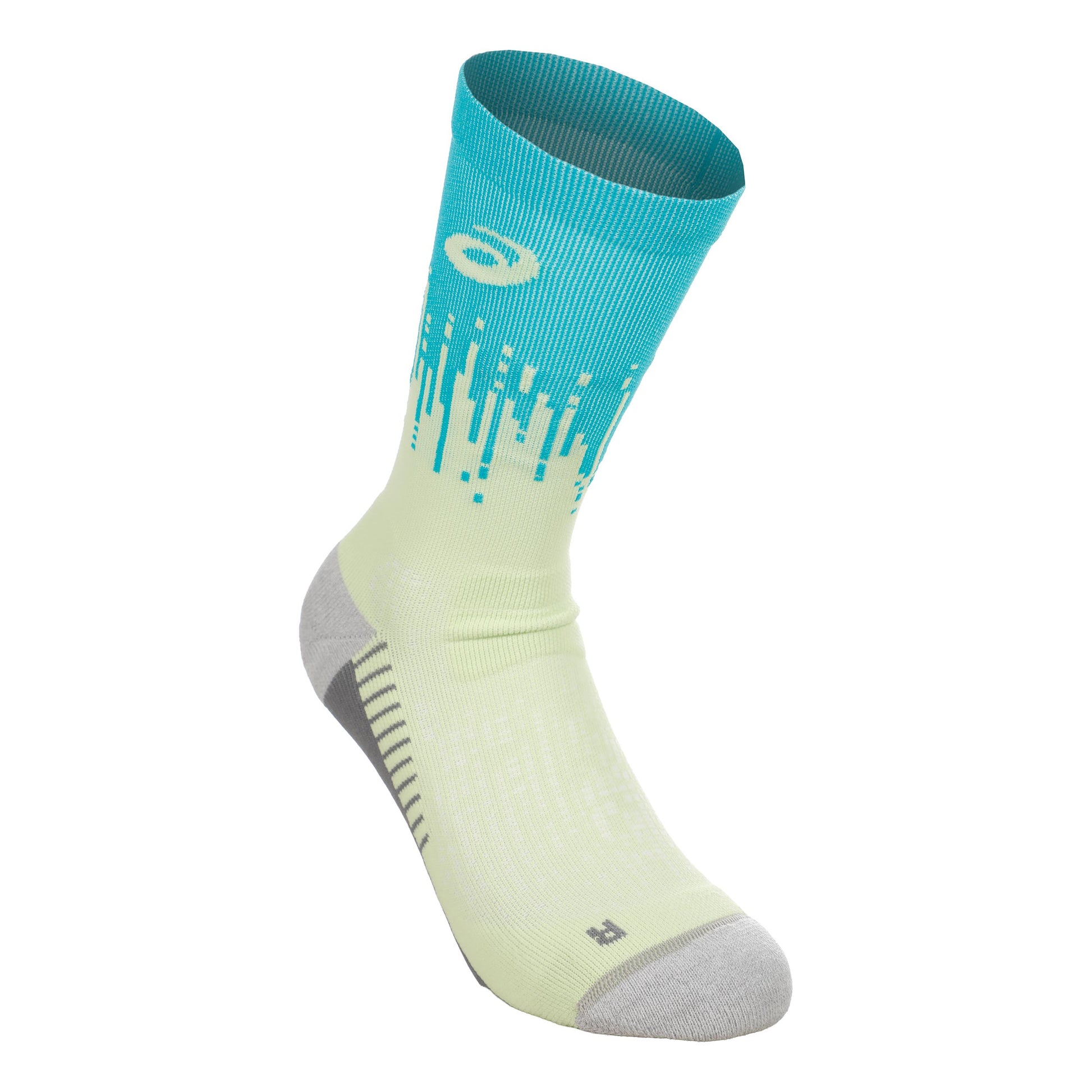 ASICS Performance Crew  Running Socks - turquoise, neon yellow