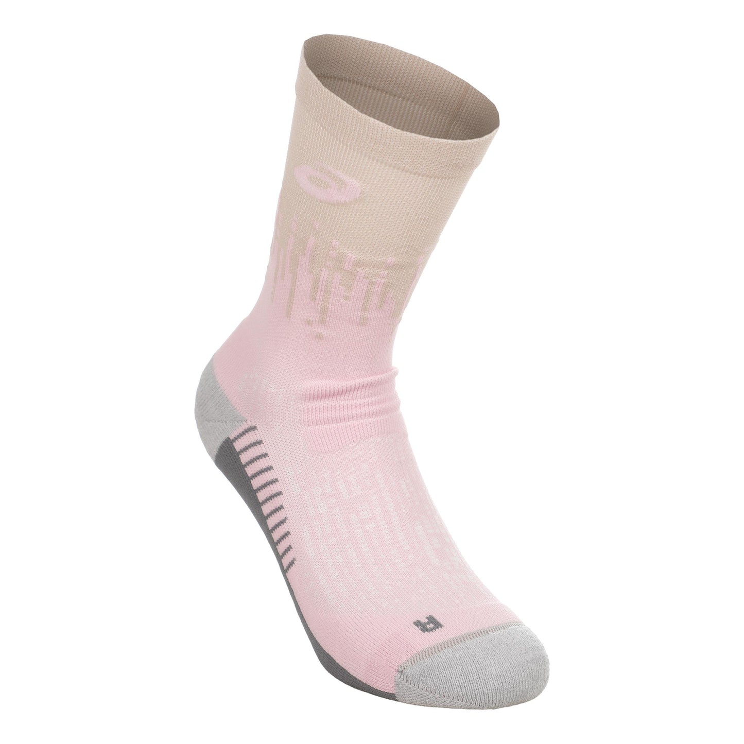 ASICS Performance Crew  Running Socks - pink, cream
