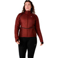 Road Winter  Running jacket - dark red