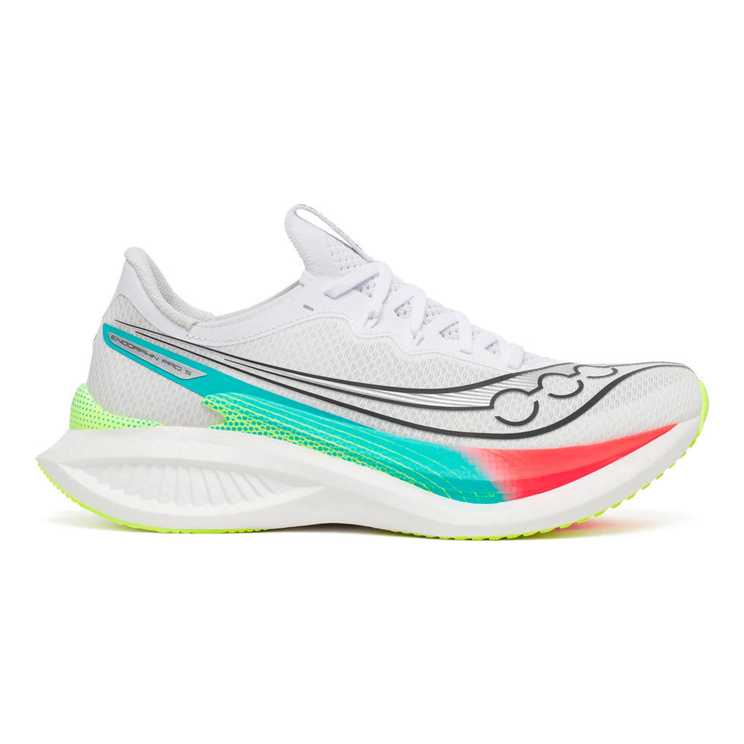 Saucony Endorphin Pro 5 Competition running shoe Men - white, multicoloured