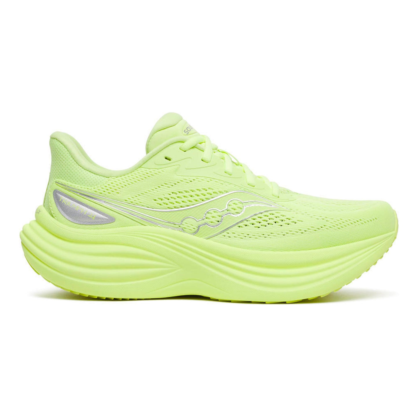 Saucony Triumph 24 Neutral running shoe Women - neon yellow, silver