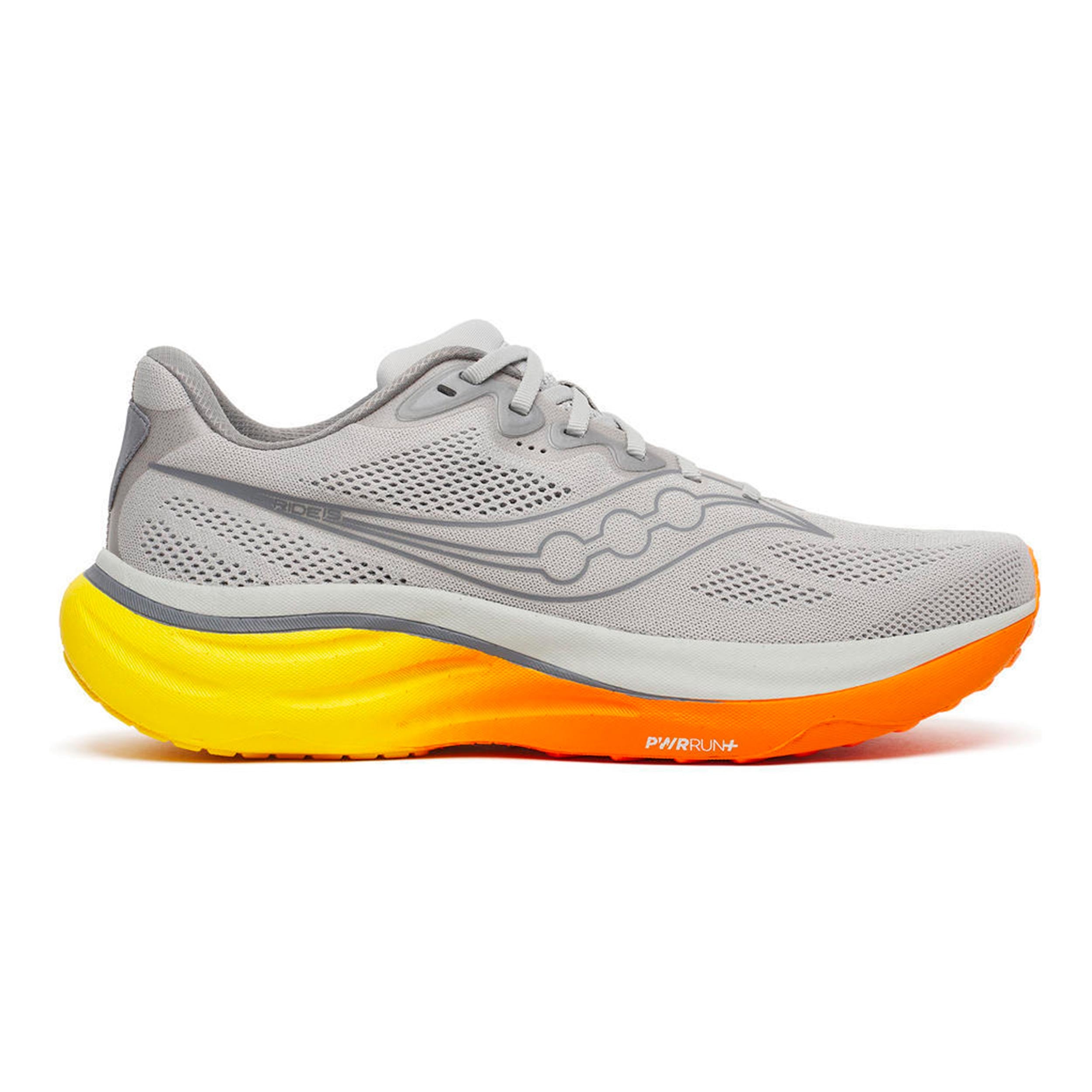 Saucony Ride 19 Neutral running shoe Men - grey, orange