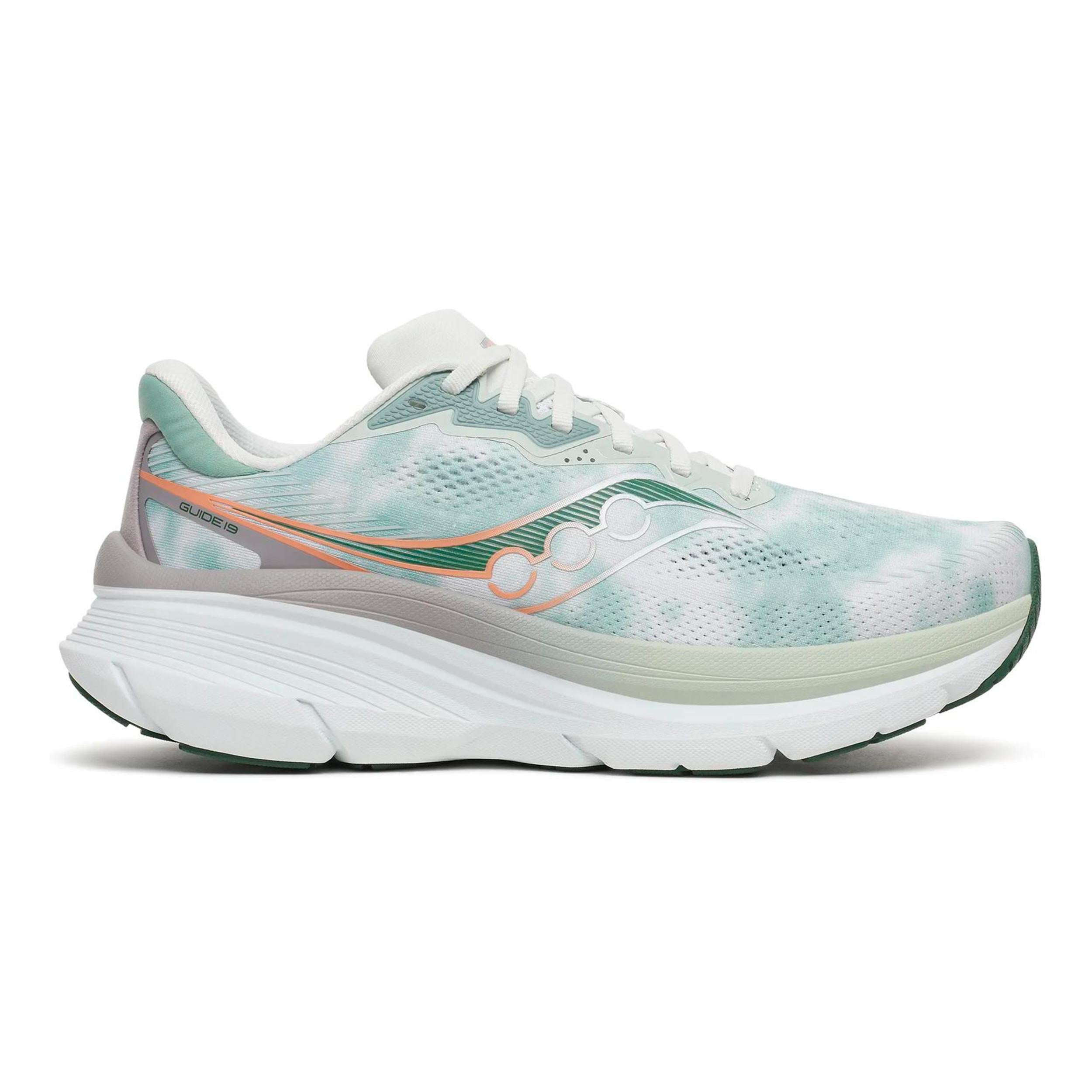 Saucony Guide 19 Stability running shoe Men - green, white