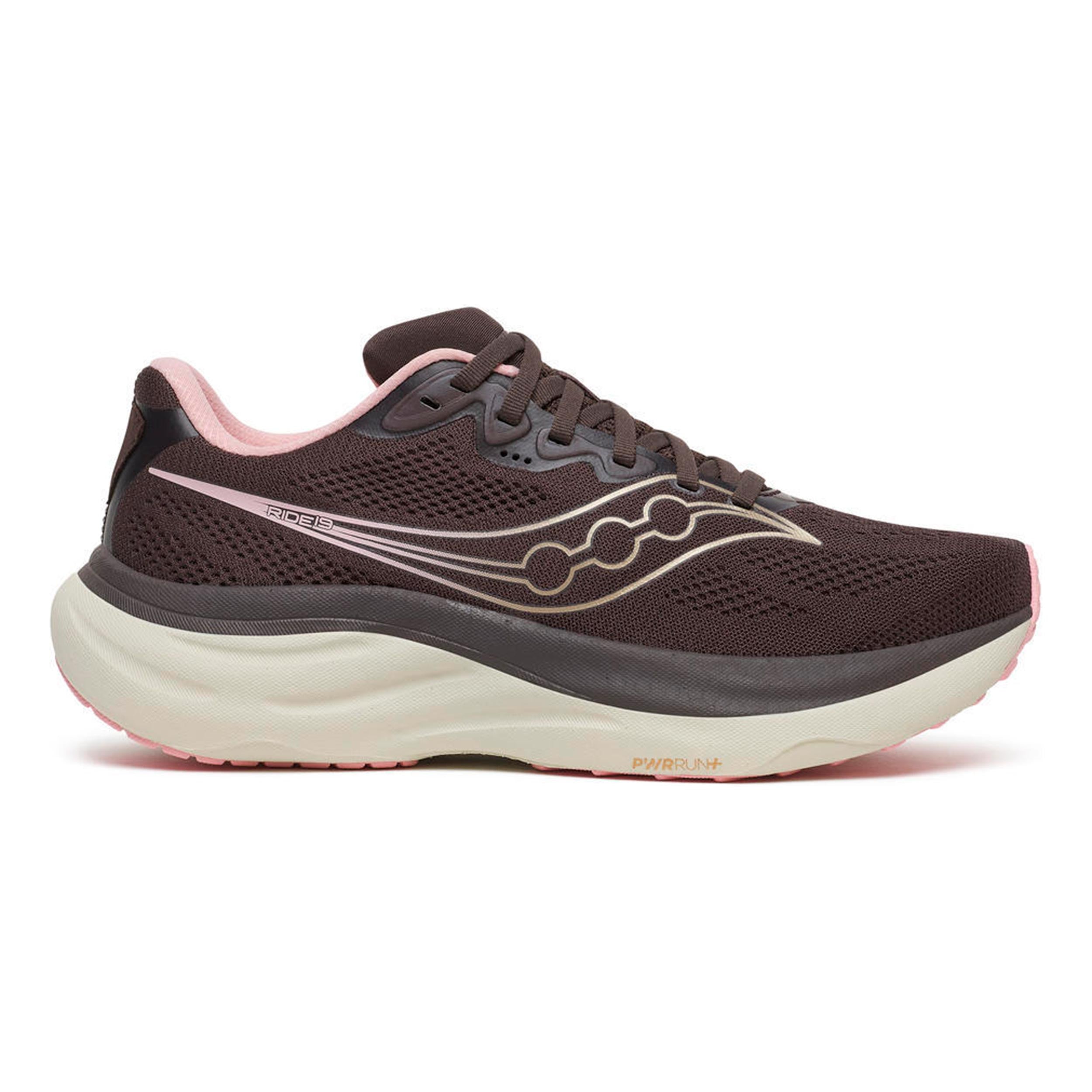 Saucony Ride 19 Neutral running shoe Women - black, pink