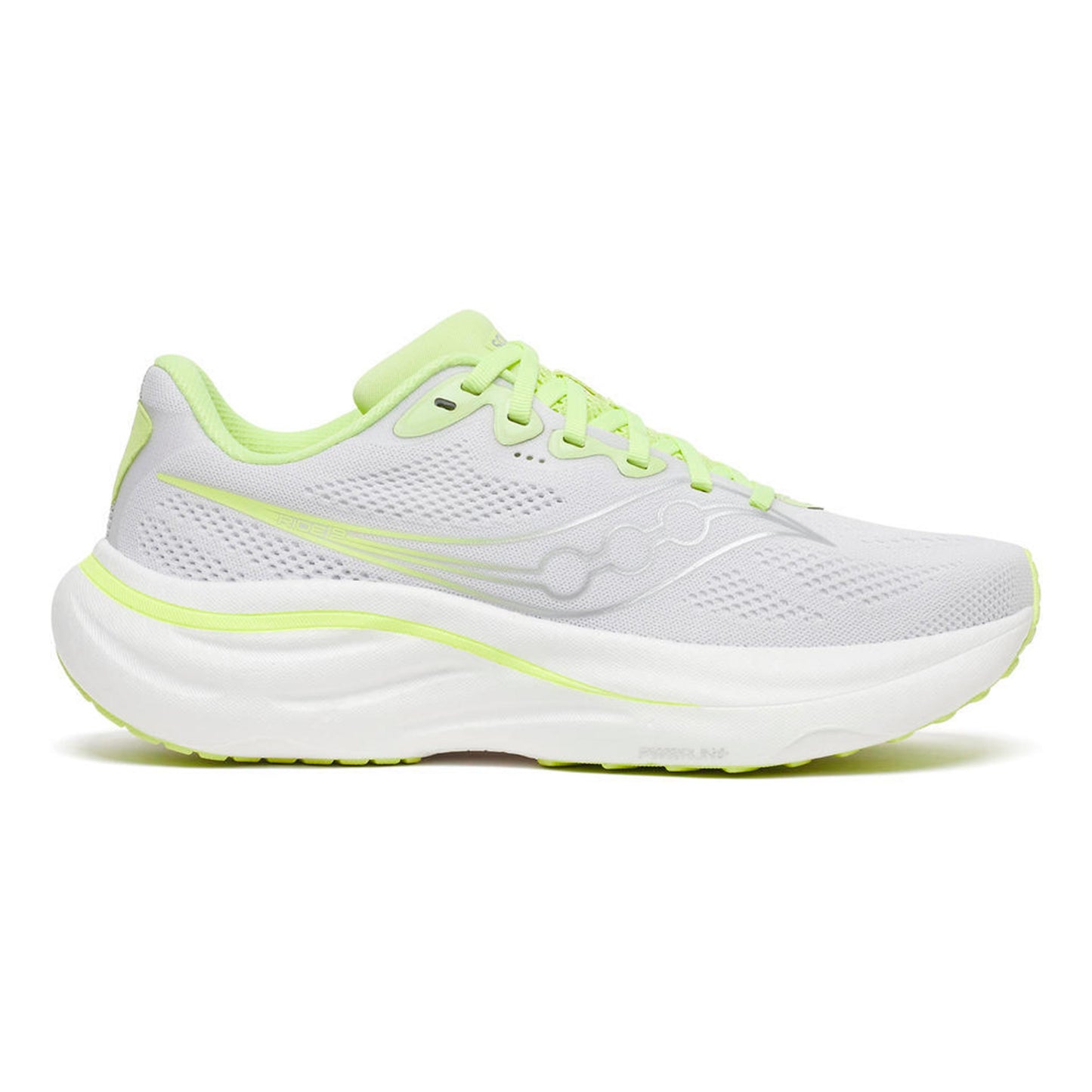 Saucony Ride 19 Neutral running shoe Women - white, yellow