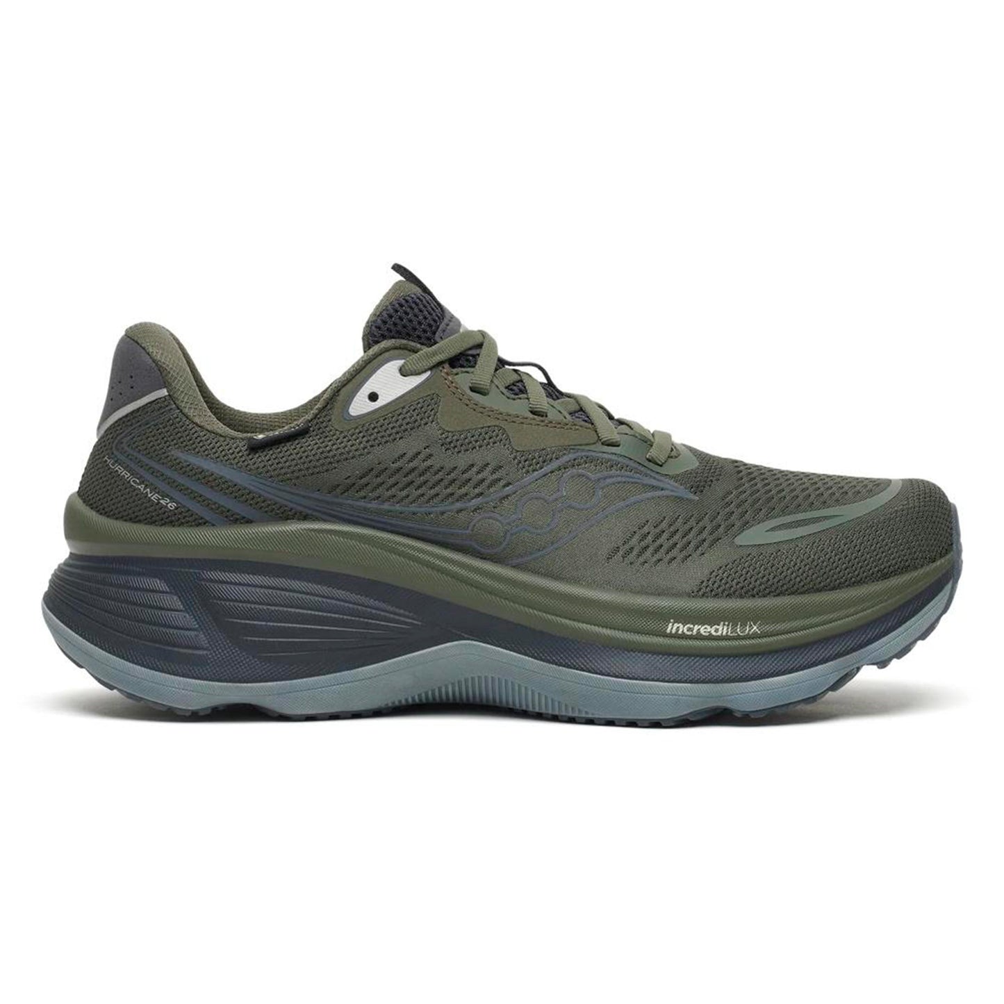Saucony Hurricane 26 GTX Stability running shoe Men - olive, grey