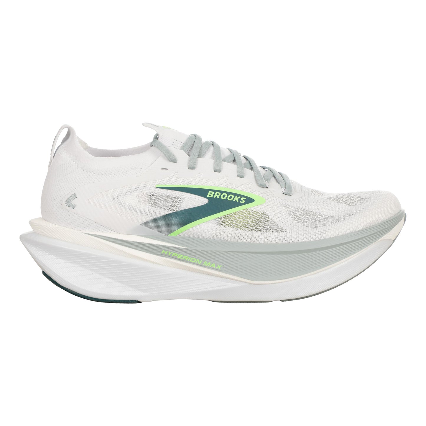 Brooks Hyperion Max 3 Neutral running shoe Men - white, green