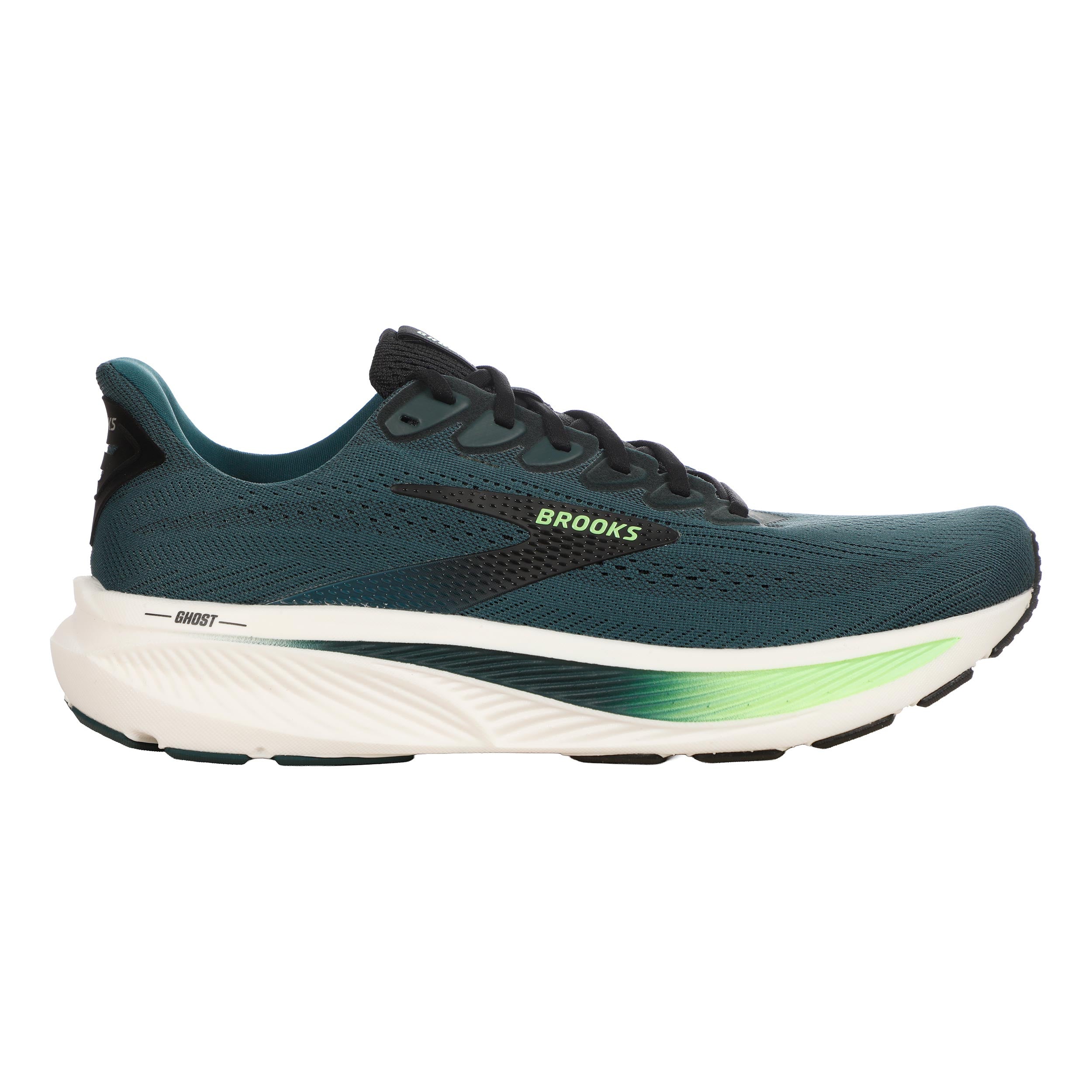 Brooks Ghost 17 Neutral running shoe Men - dark green, black