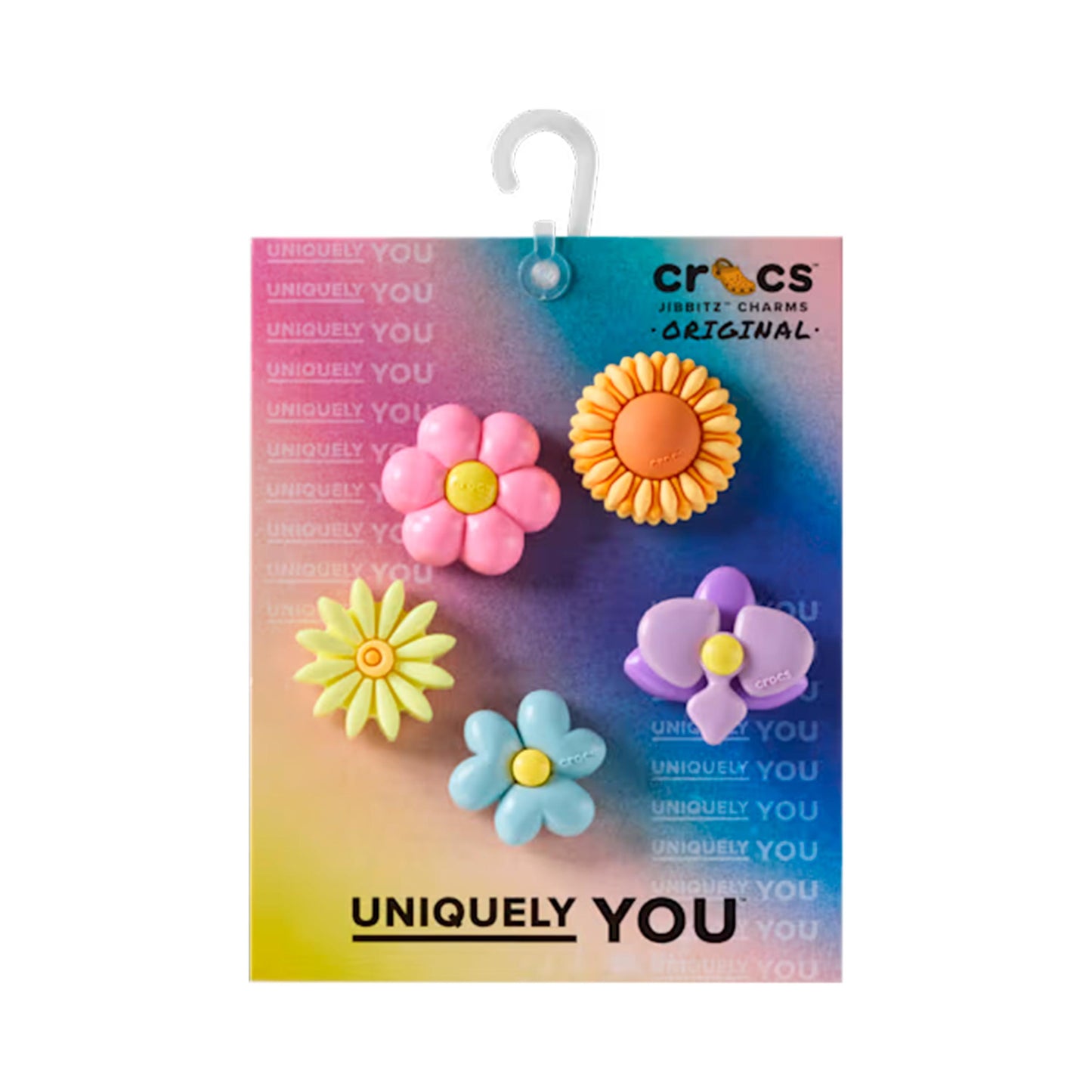Crocs Puffy Flower Miscellaneous Unisex - light blue, pink